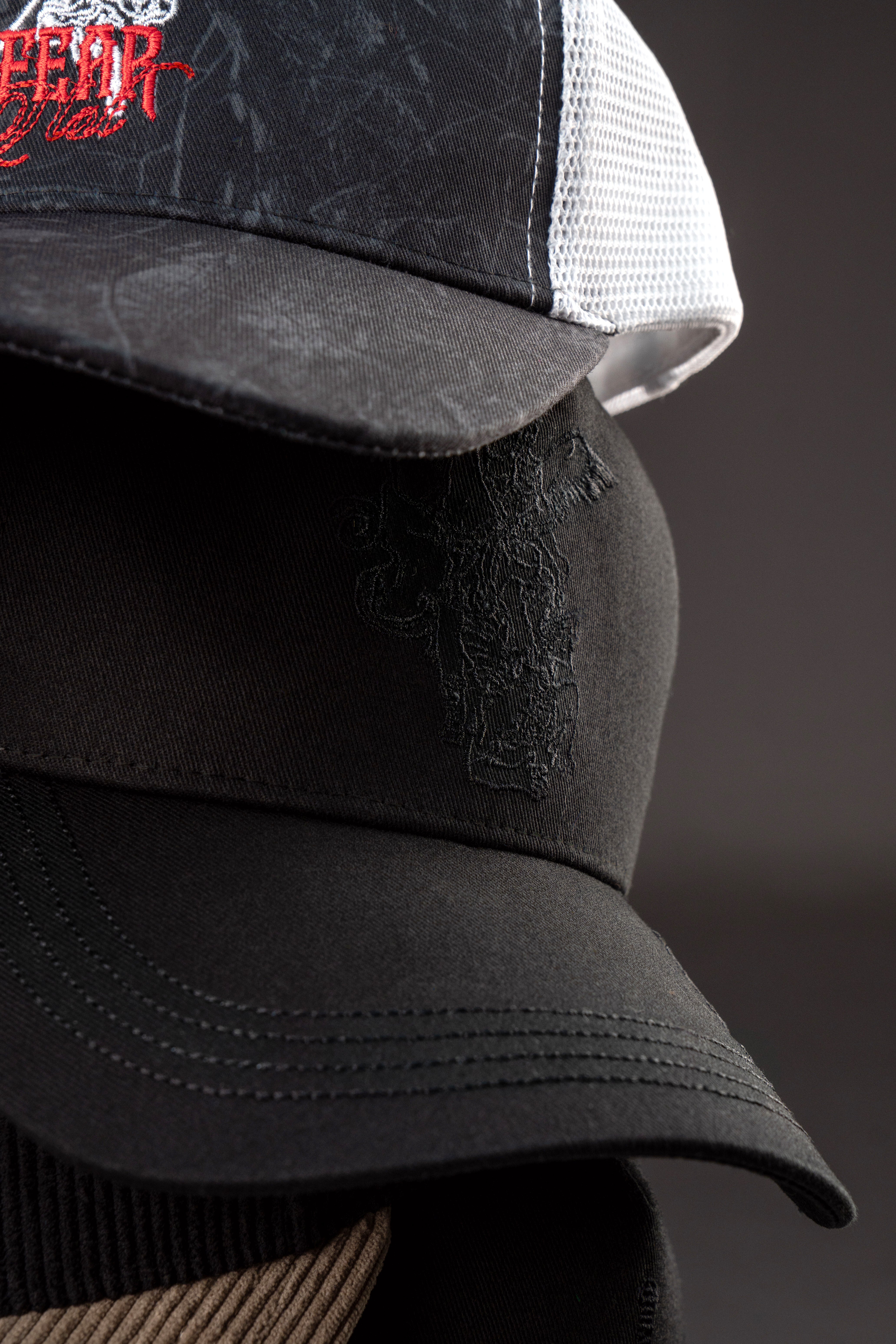 Saint Kaizen premium Christian gym wear Archangel Michael Cap - Black. Features bold spiritual Artwork, A comfortable cap designed for both the gym and casual wear.