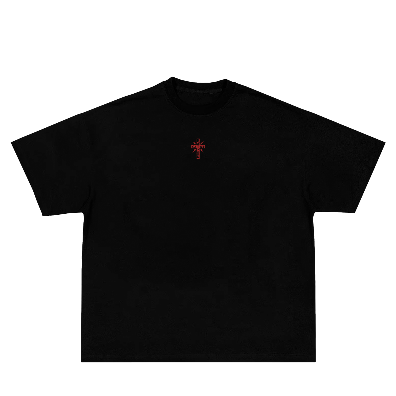 Saint Kaizen Christian gym wear shirt. Features the bold Battle For Light T-Shirt spiritual design. Oversize fit made from premium 220gr cotton.
