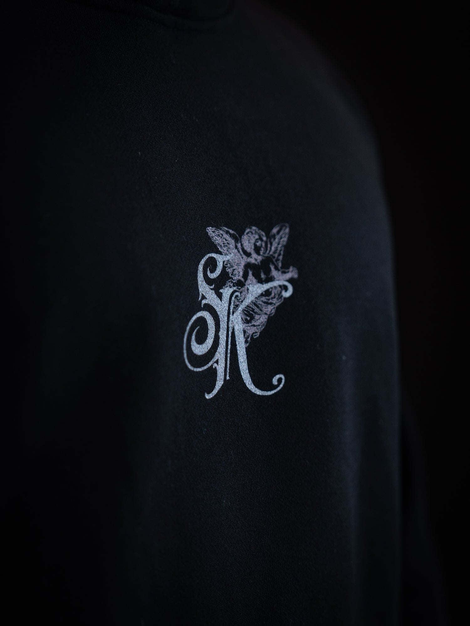 Saint Kaizen Birth of The Son Hoodie - Black. Heavyweight Christian gym wear hoodie featuring a durable with spiritual artwork.