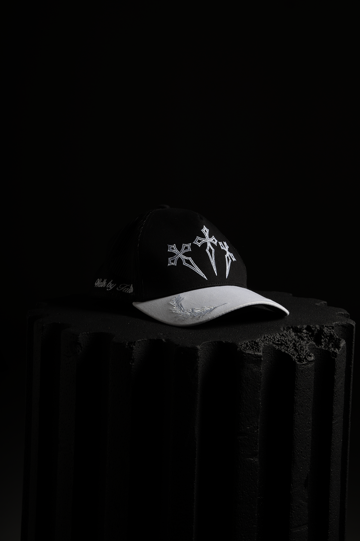 Redeemer Cap - White Black