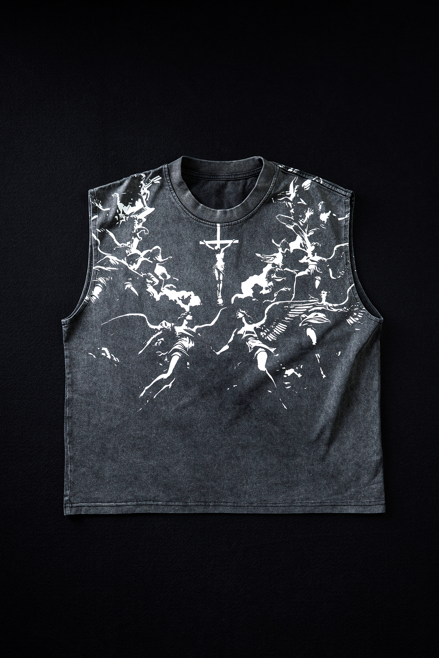 Crucifixion Cut Off Tee