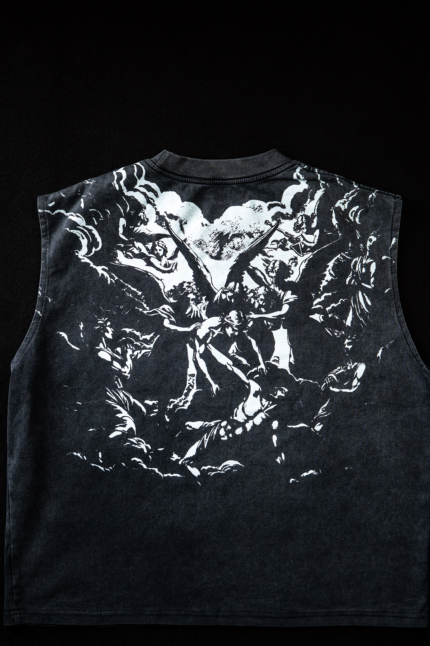 Crucifixion Cut Off Tee