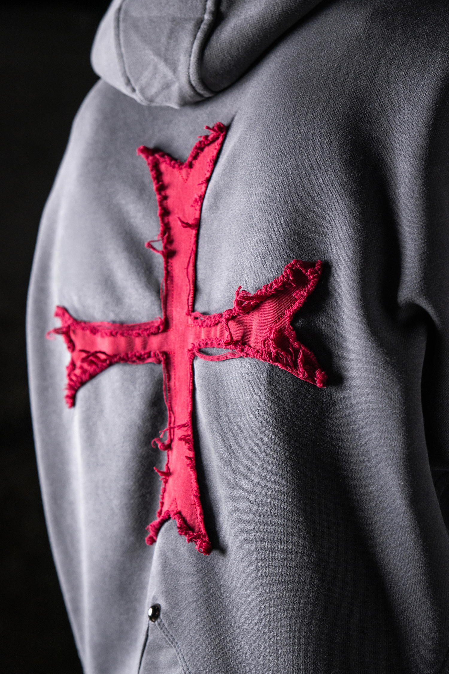 Crusader Armor Hoodie - Gray