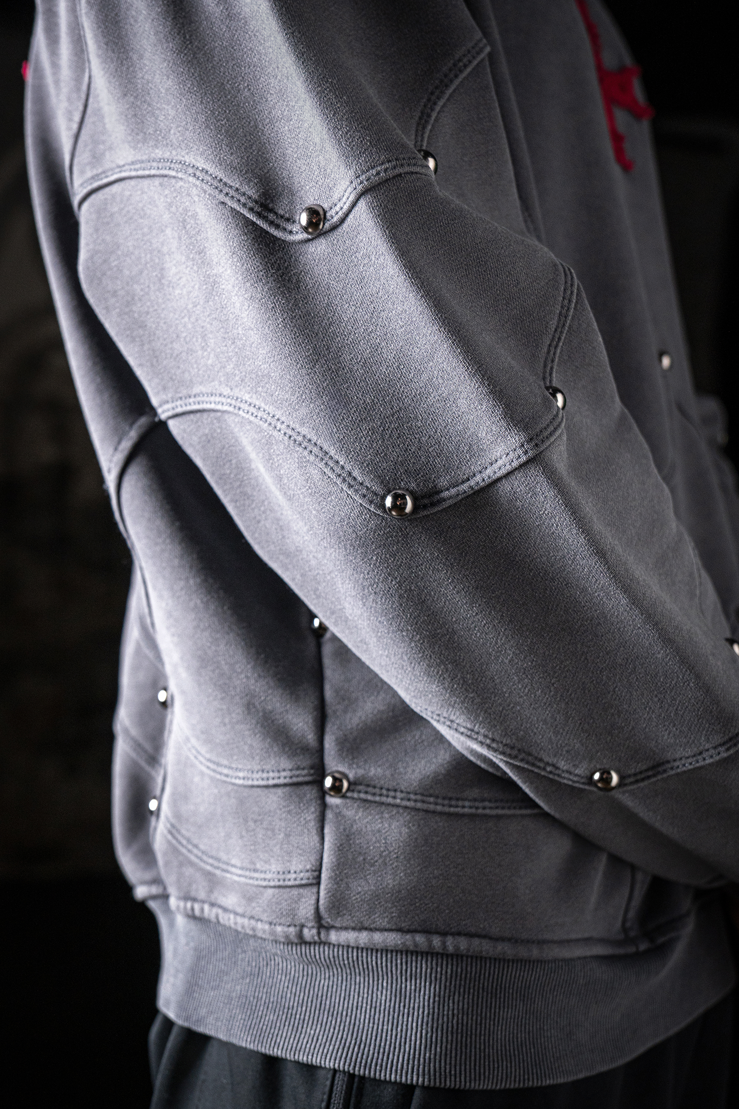 Crusader Armor Hoodie - Gray
