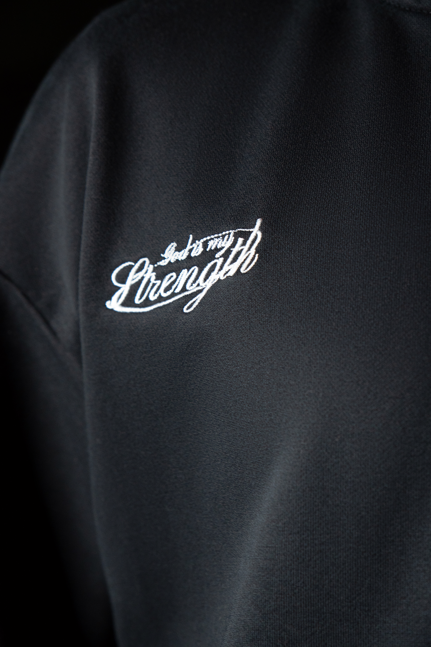 Fear No Evil Embroidery Hoodie