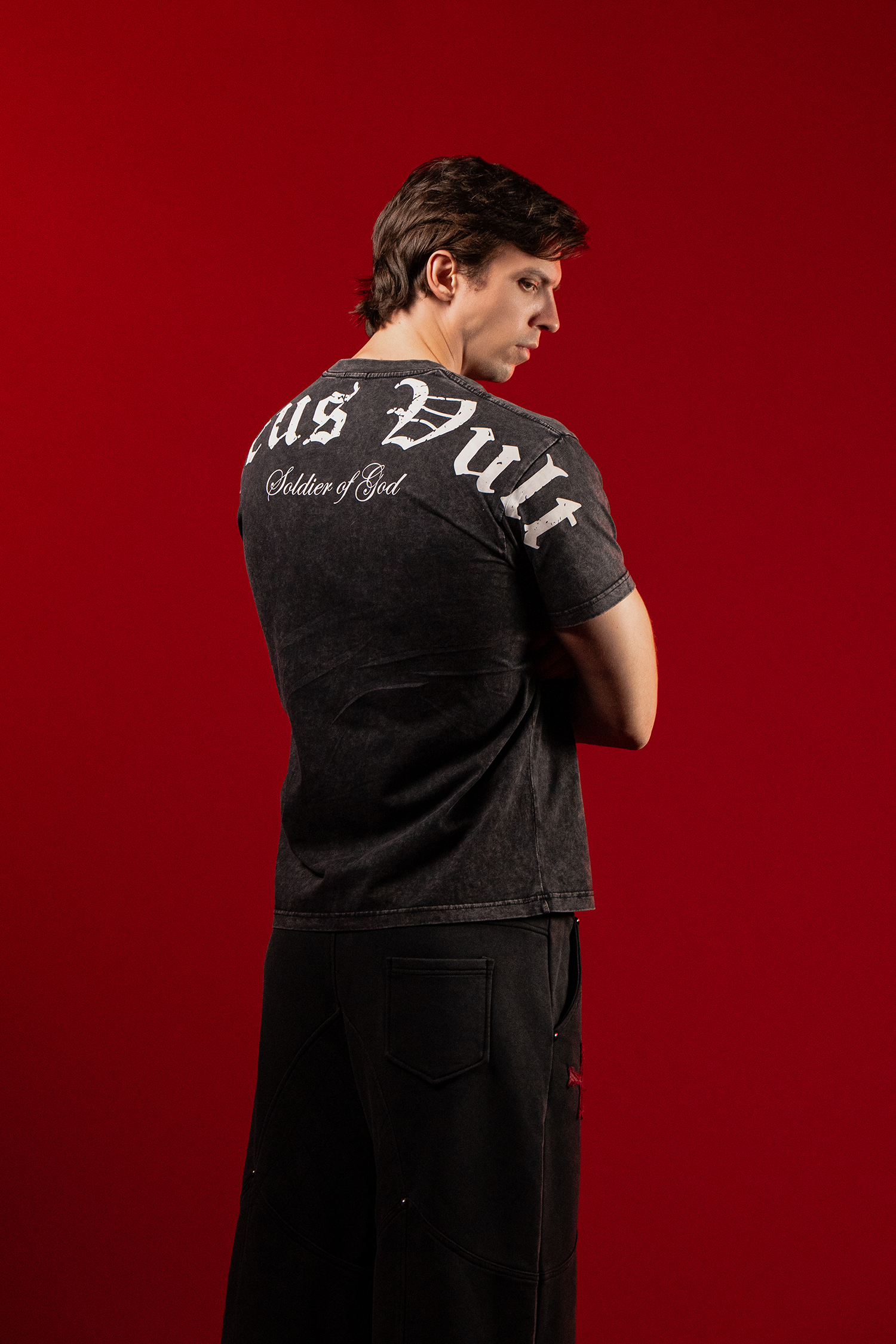 Deus Vult T-Shirt - Black