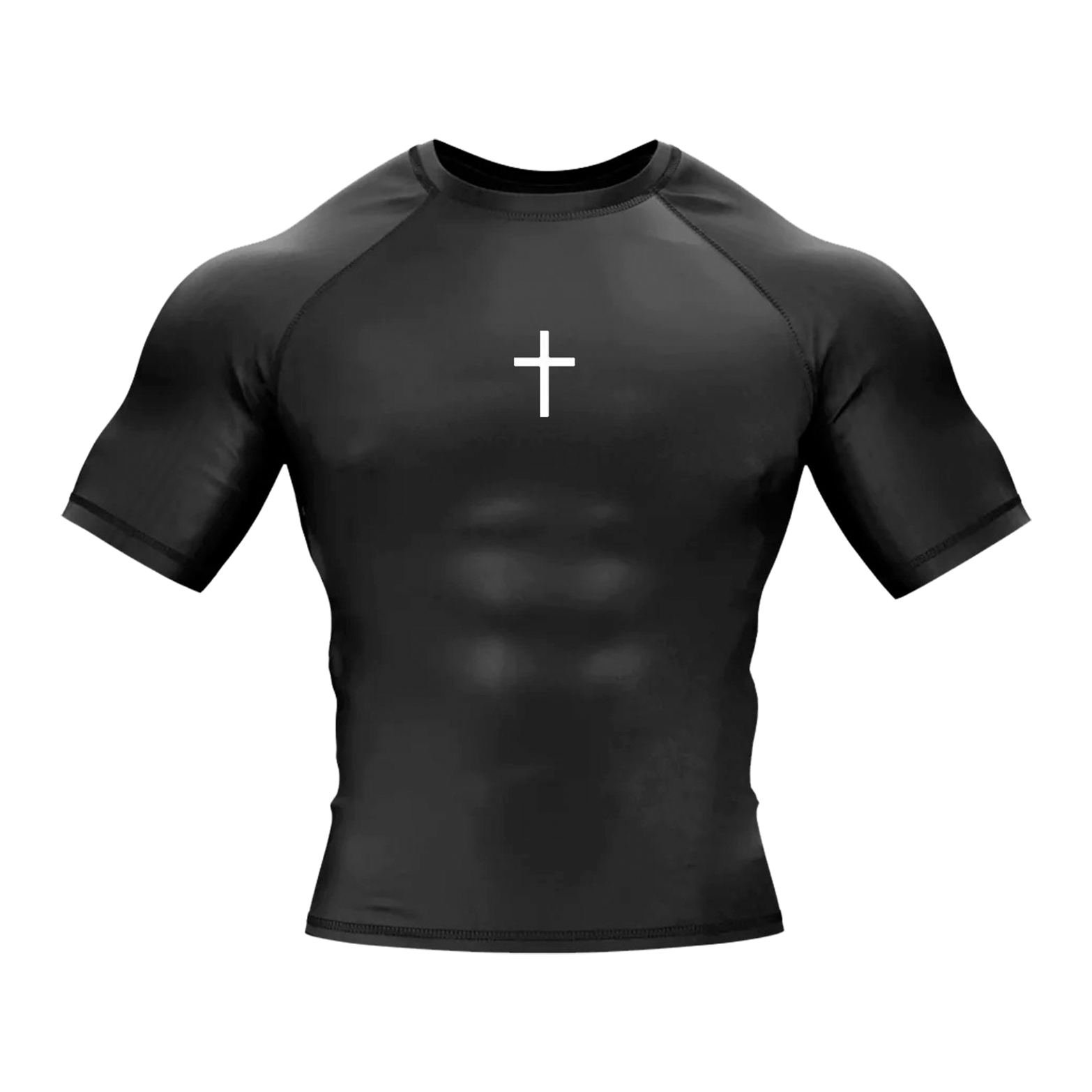 Cross Short Sleeve Compression - Black
