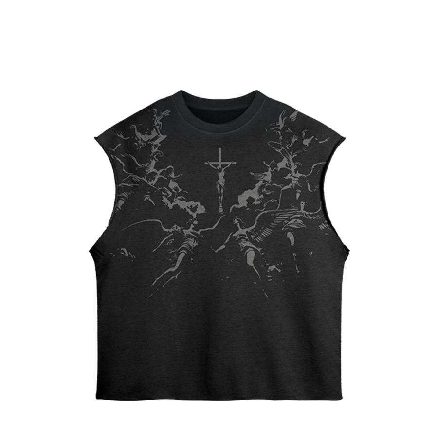 Crucifixion Cut Off Tee