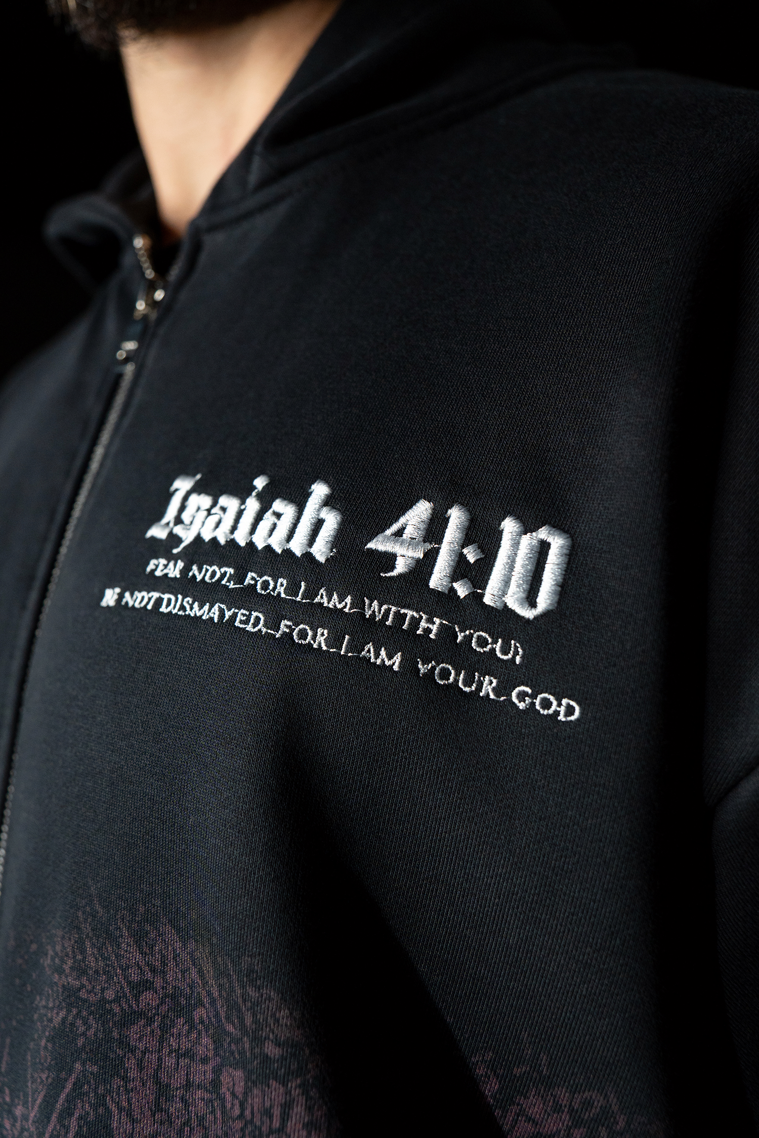 Isaiah 41:10 Zip Up Hoodie