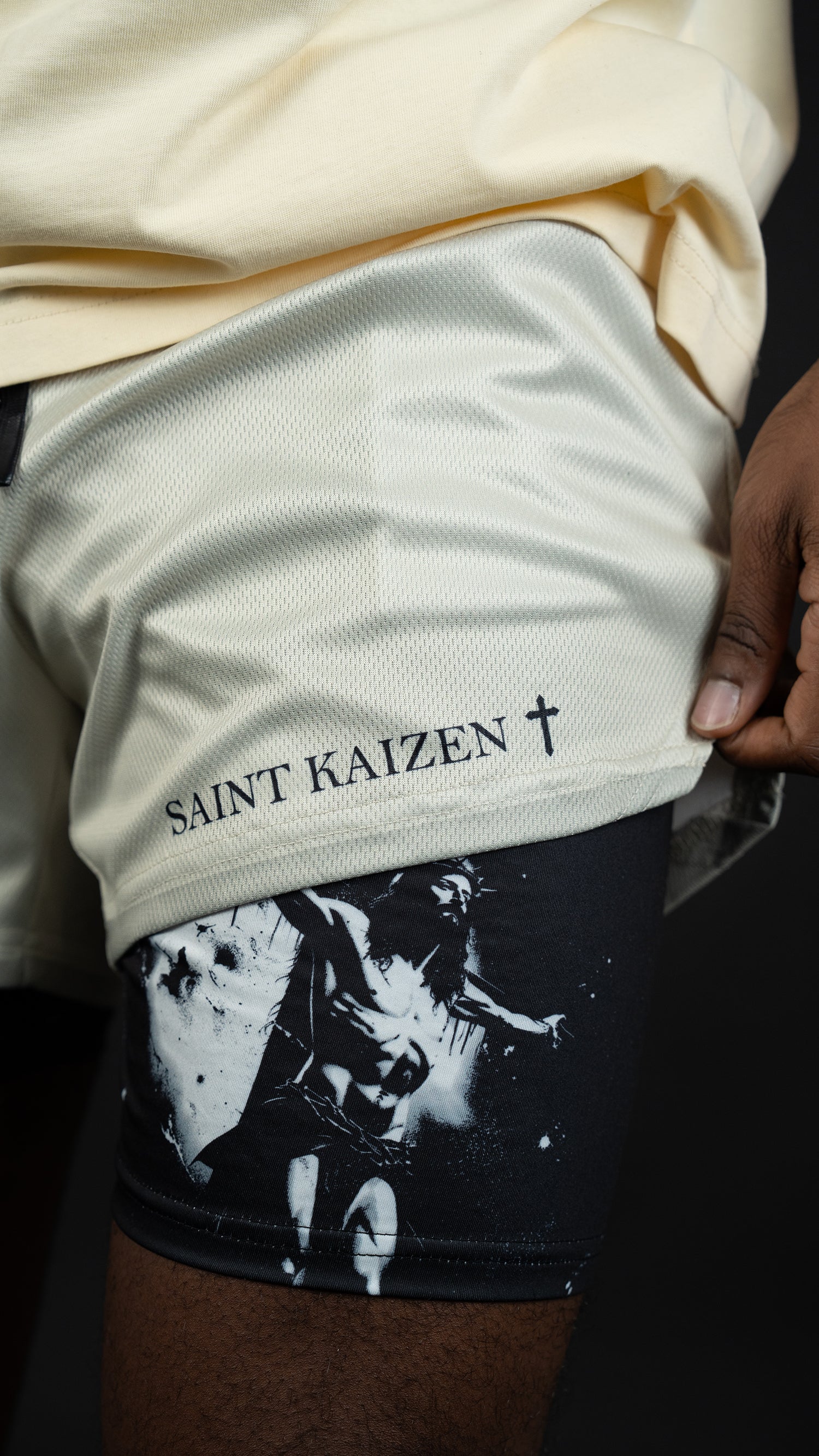 God Is Light Performance Shorts - Gray