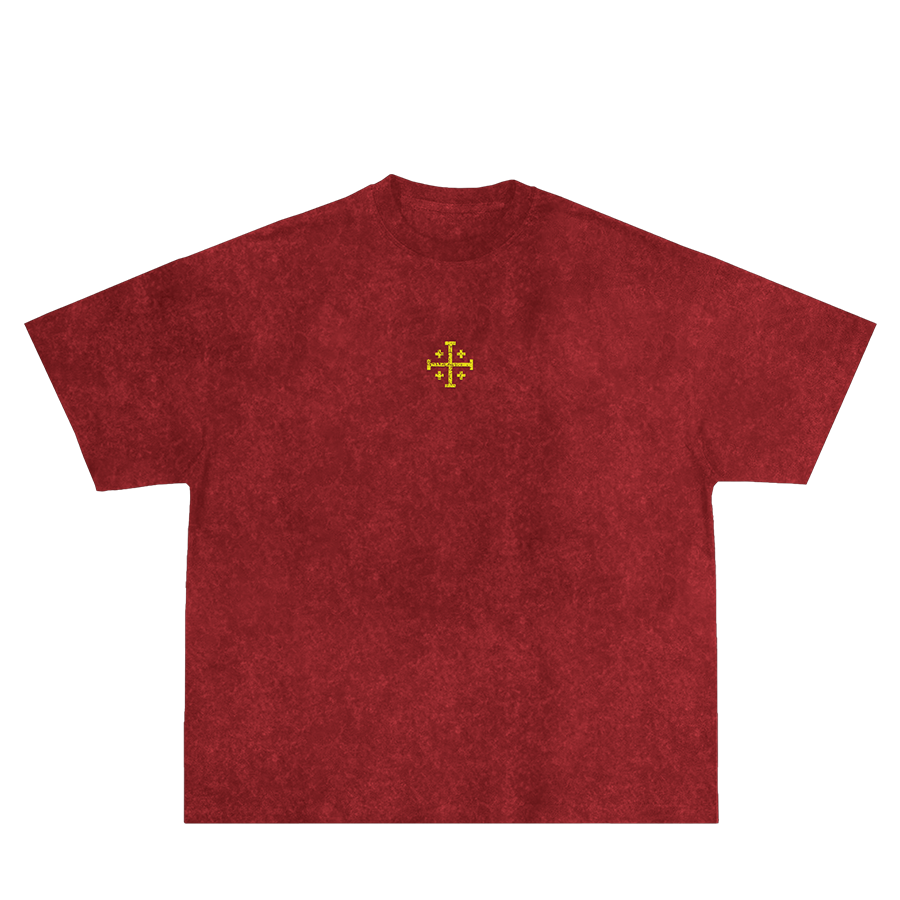 Deus Vult T-Shirt - Red