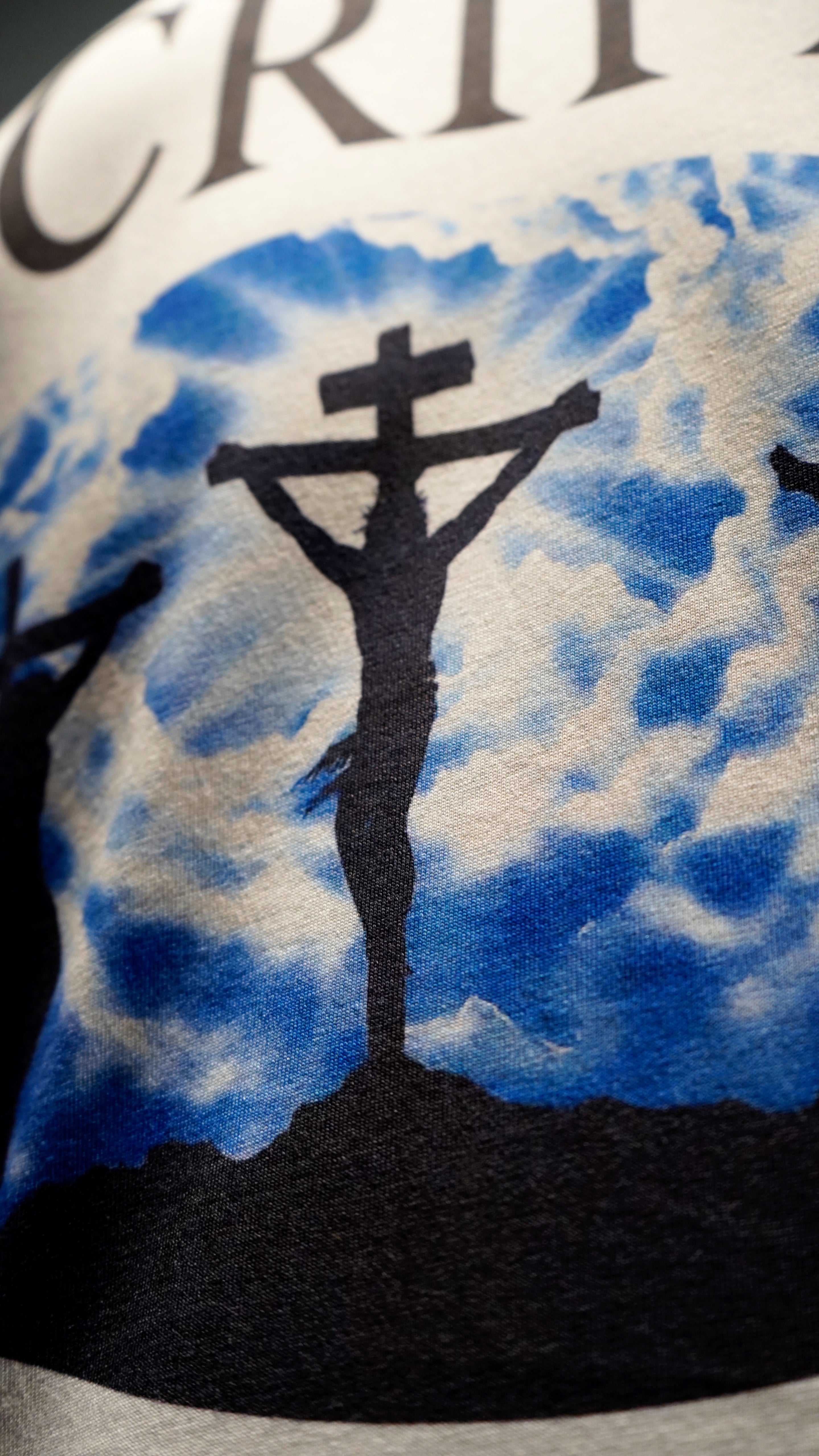 Saint Kaizen Christian gym wear shirt. Features the bold Ephesians 5:2 T-Shirt - White spiritual design. Oversize fit made from premium 220gr cotton.