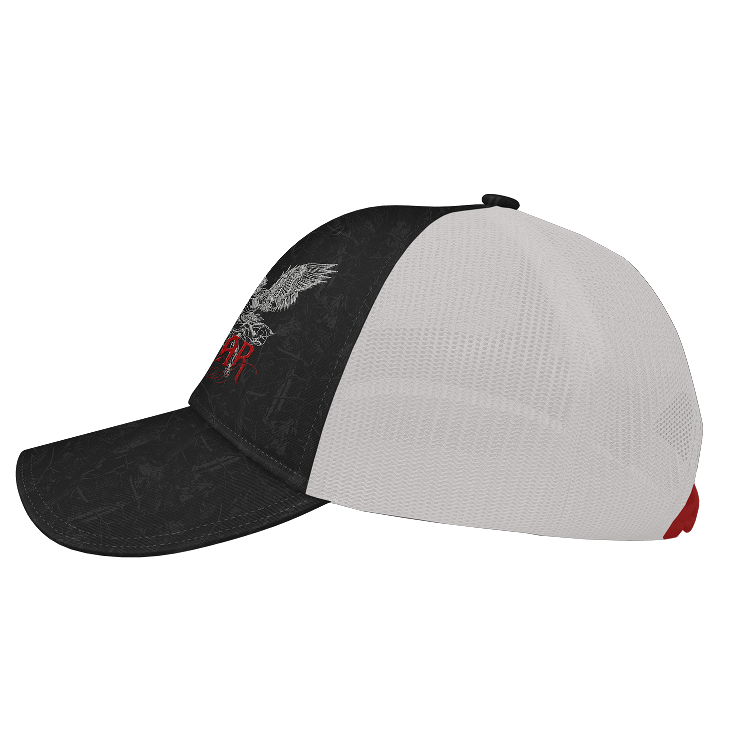 Saint Kaizen premium Christian gym wear Fear Not Camo Cap. Features bold spiritual Artwork, A comfortable cap designed for both the gym and casual wear.