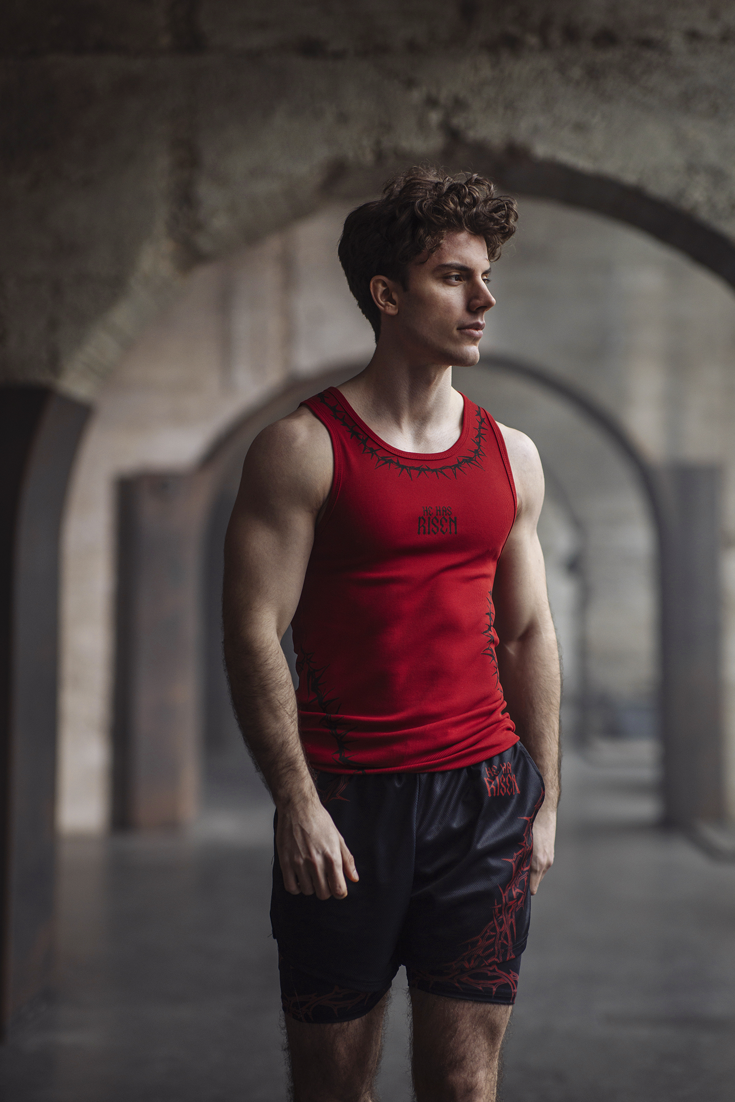 Risen Tank Top - Red