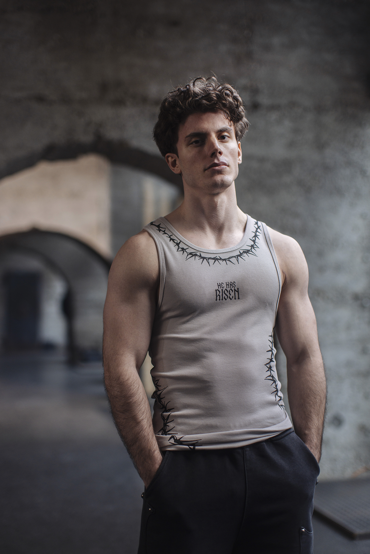 Risen Tank Top - Gray