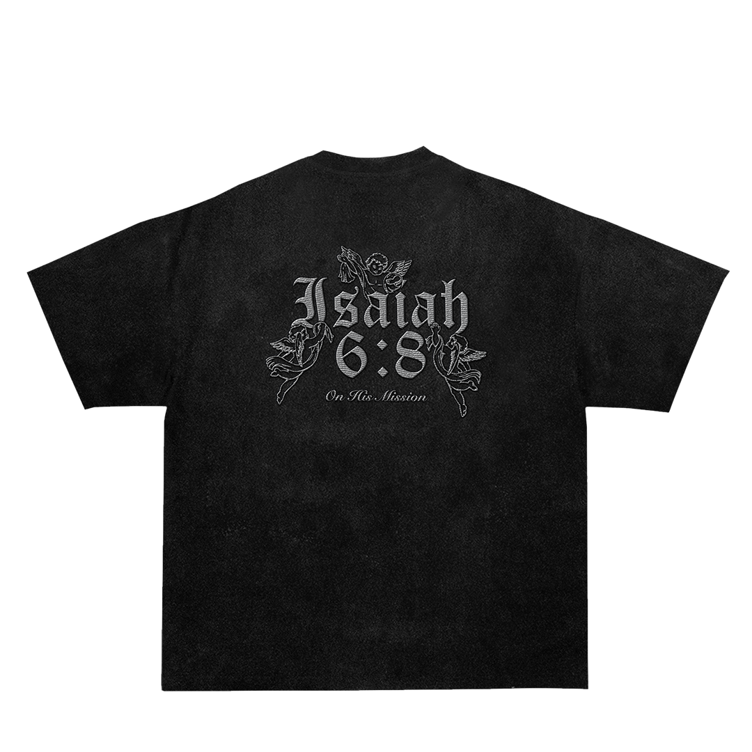 Isaiah 6:8 Embroidery T-Shirt