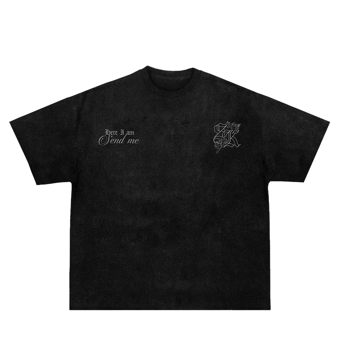 Isaiah 6:8 Embroidery T-Shirt