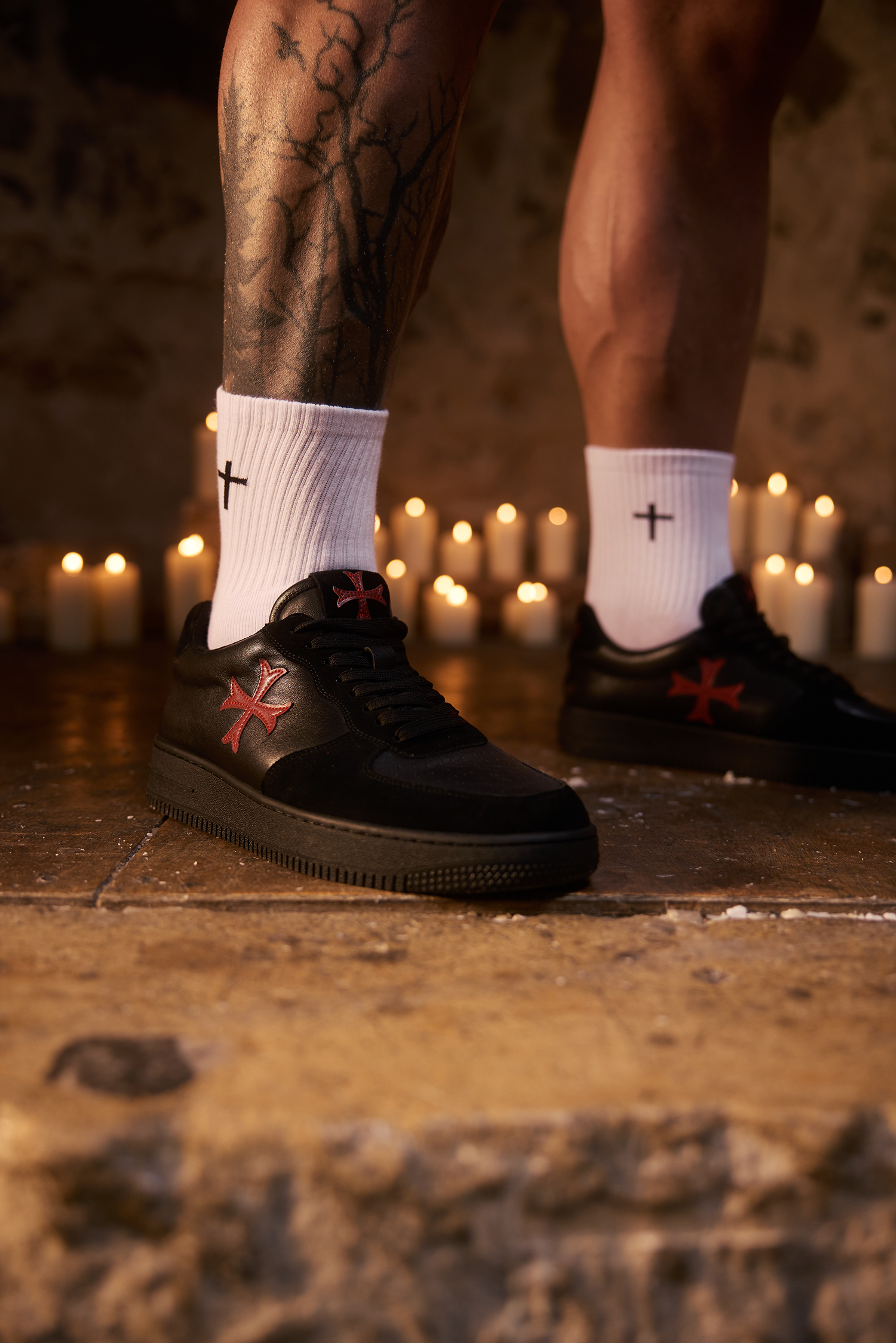 Crusader Cross Sneakers
