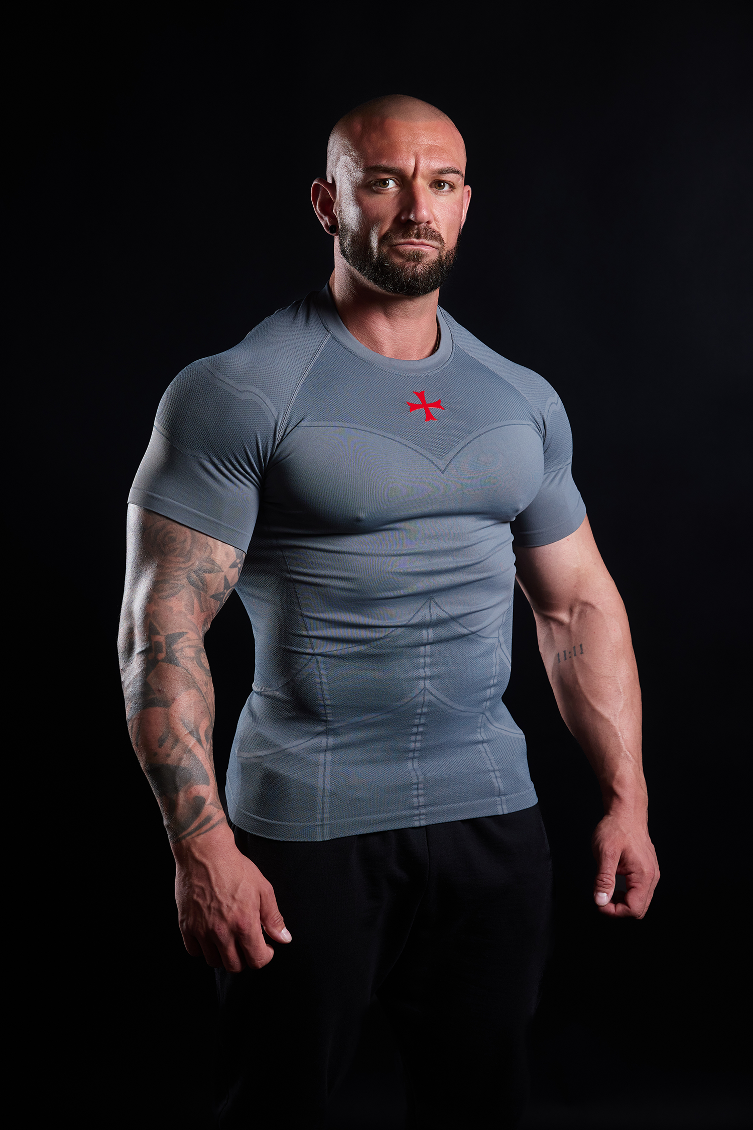 Crusader Armor Compression Tee - Gray
