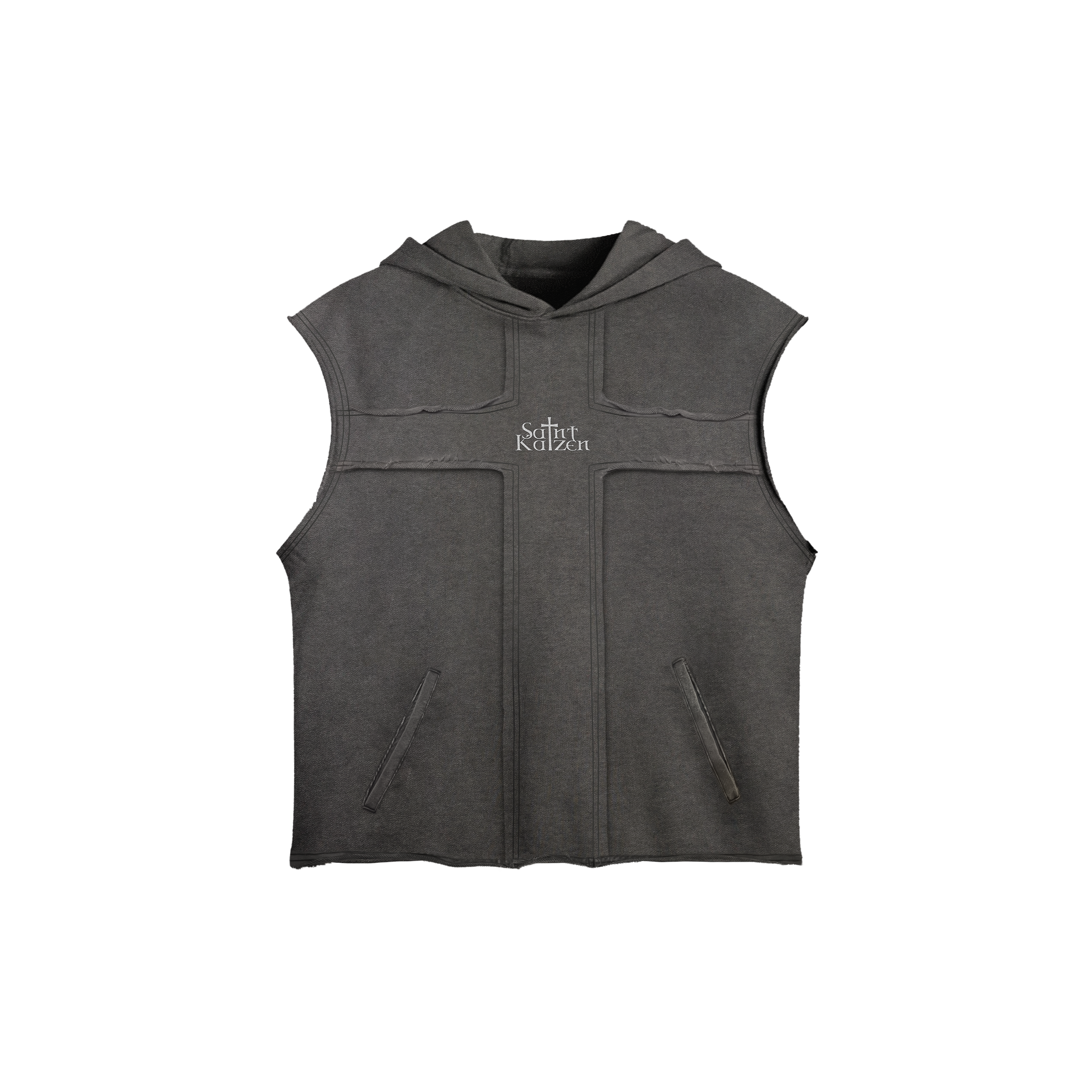 Psalm 28:7 Sleeveless Hoodie