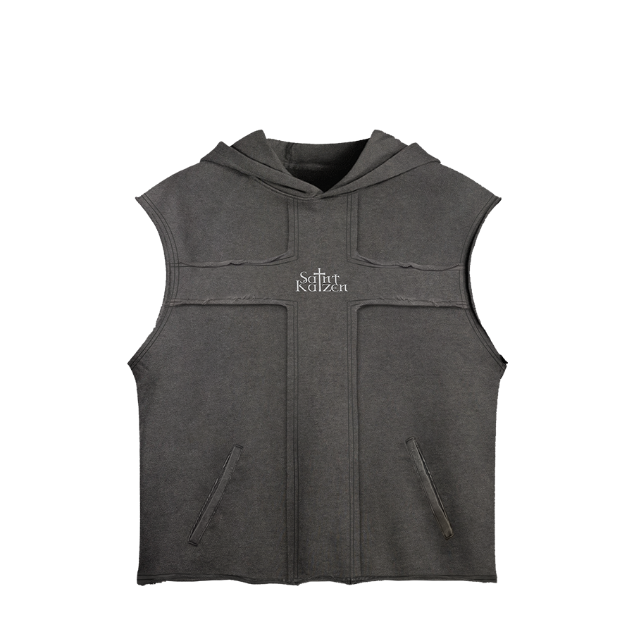 Psalm 28:7 Sleeveless Hoodie