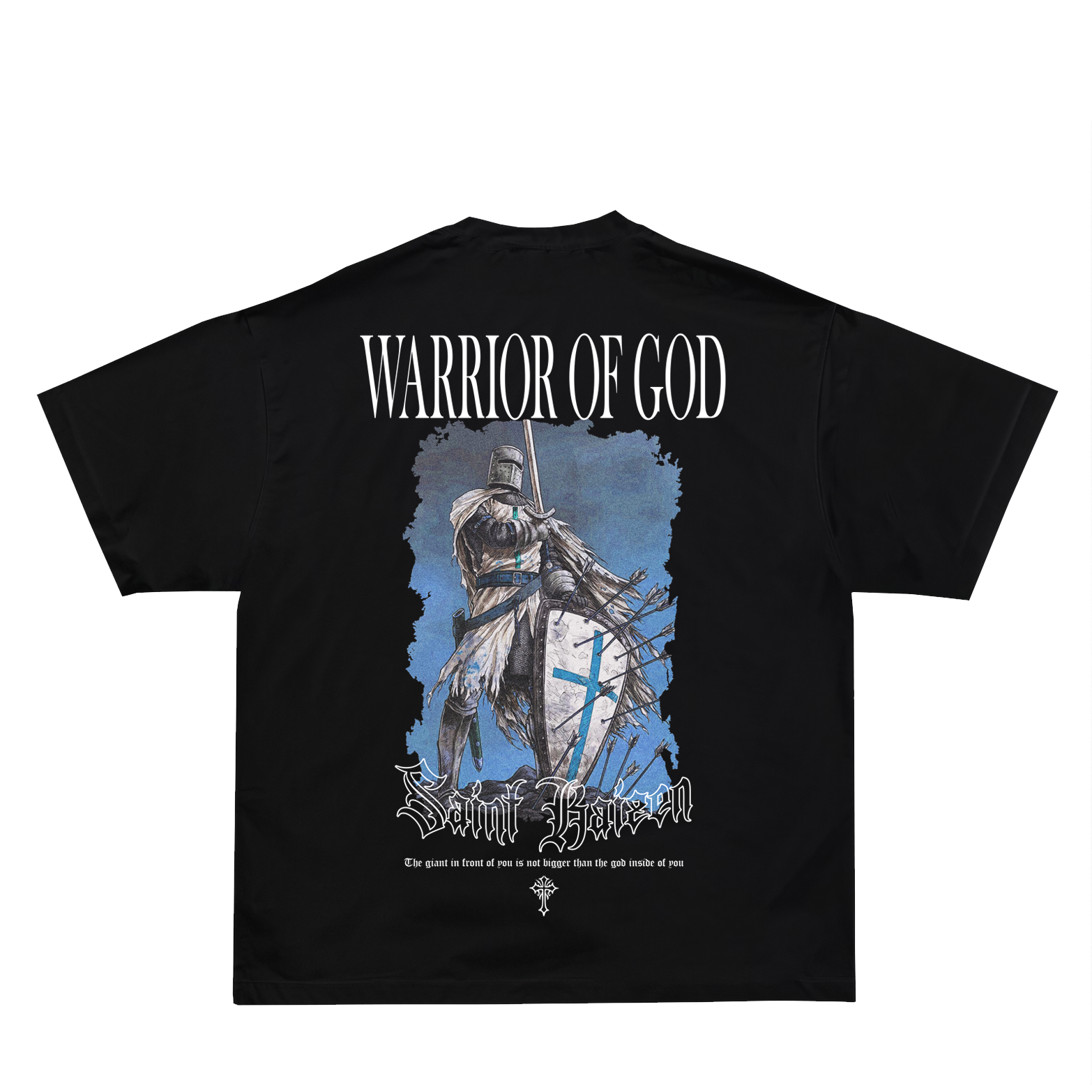 Christian-themed pump cover from Gym Wear, made from 100% premium cotton with a screen print design, providing an ultra-soft feel for stylish and comfortable workouts.