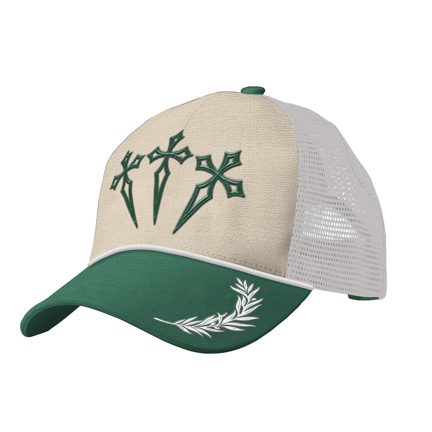 Redeemer Cap - White Green