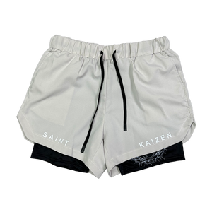 Crown of Thorns Performance Shorts - Gray