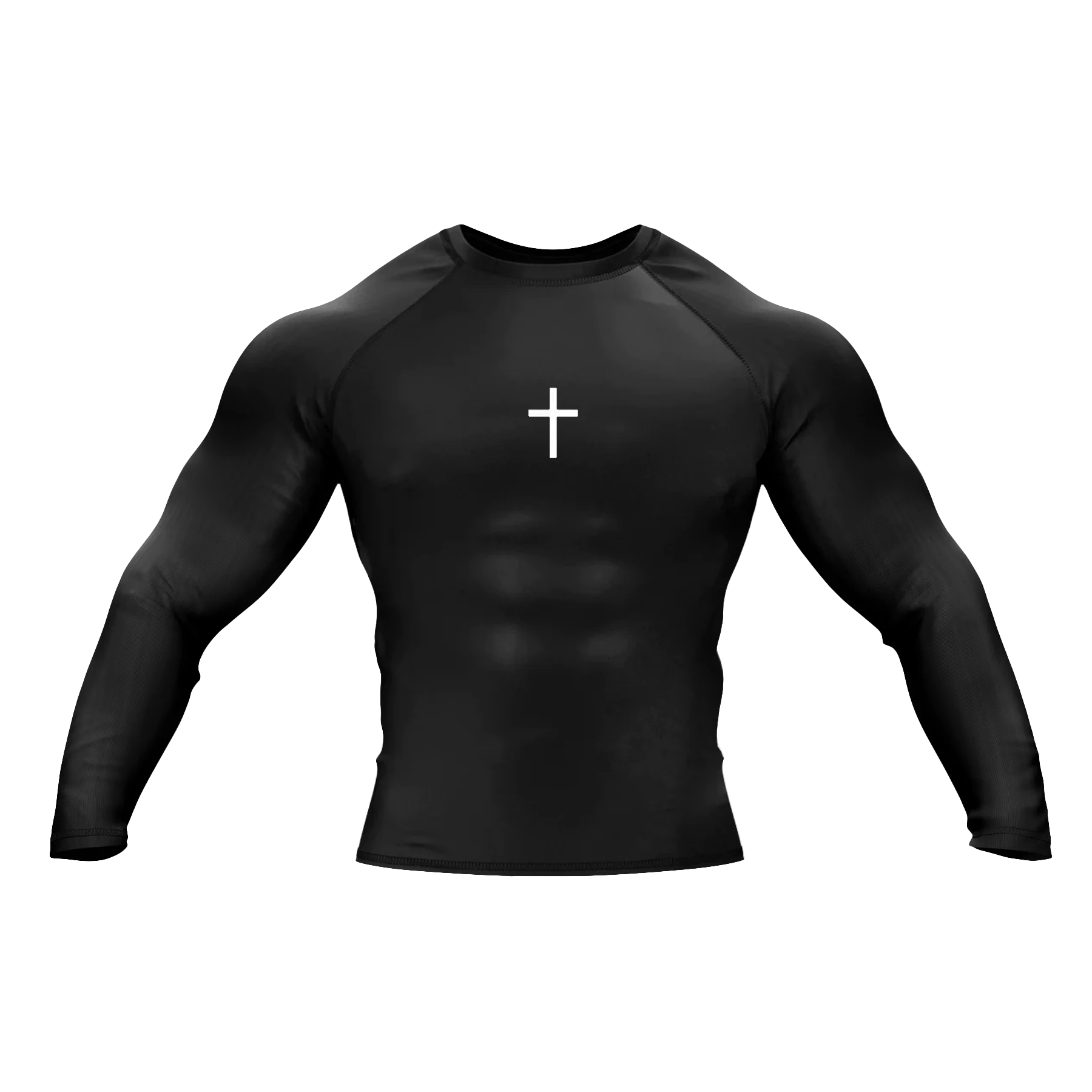 Cross Long Sleeve Compression - Black