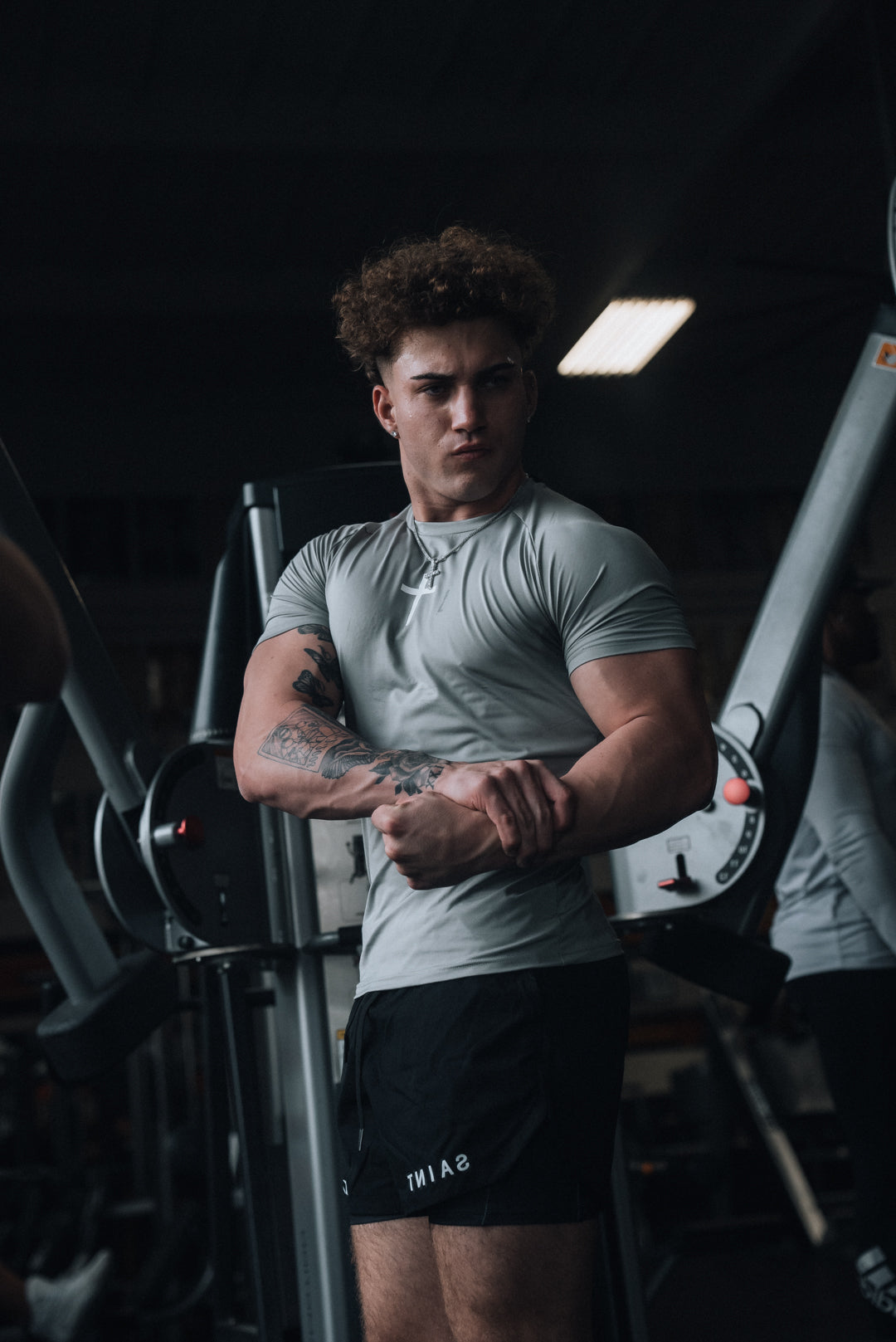 Christian-themed Compression Tee from Gym Wear, featuring gentle compression, moisture-wicking technology, and a second-skin feel for optimal performance and comfort during workouts.