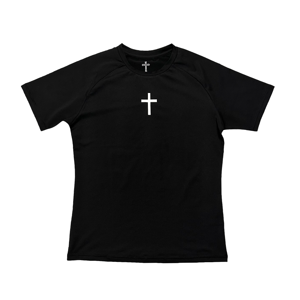 Cross Short Sleeve Compression - Black – Saint Kaizen