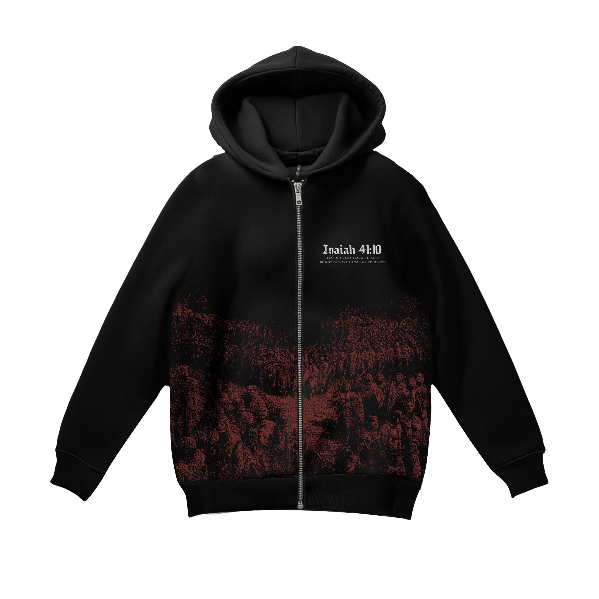 Isaiah 41:10 Zip Up Hoodie