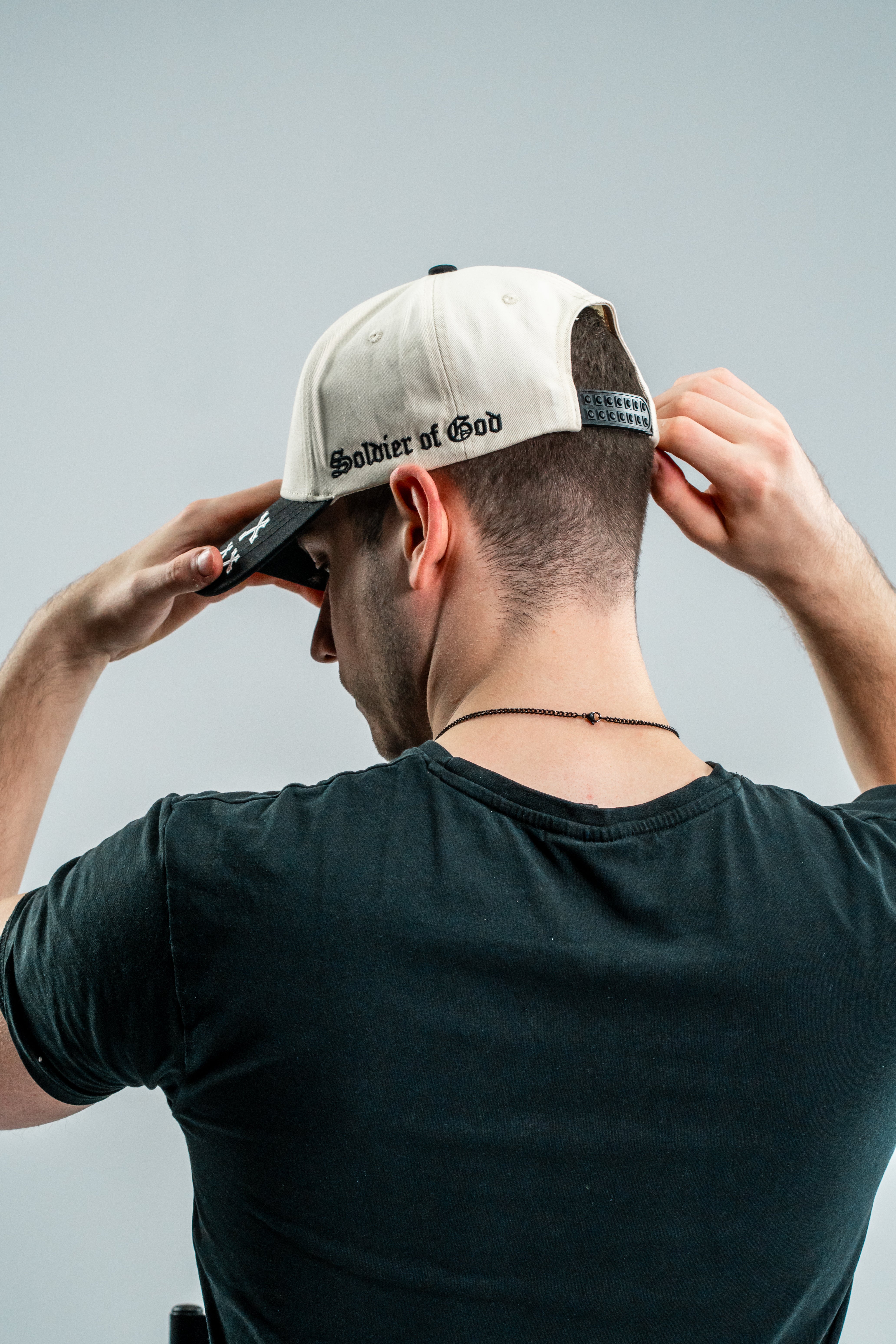 Saint Kaizen premium Christian gym wear [Archangel Michael Cap]. Features bold spiritual Artwork, A comfortable cap designed for both the gym and casual wear.