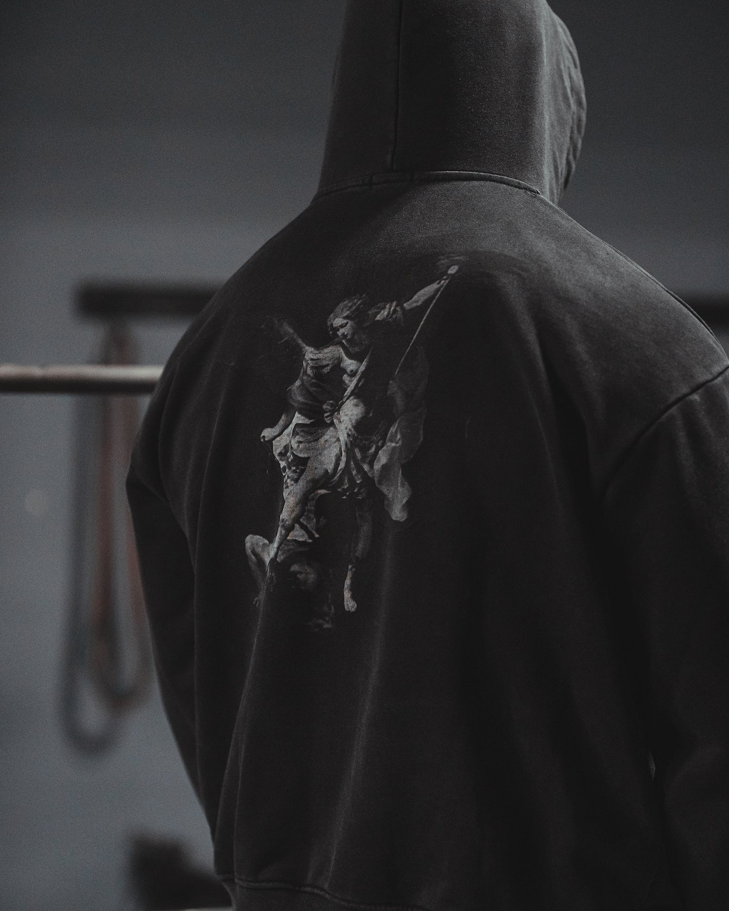Archangel Michael Hoodie - Acid Wash