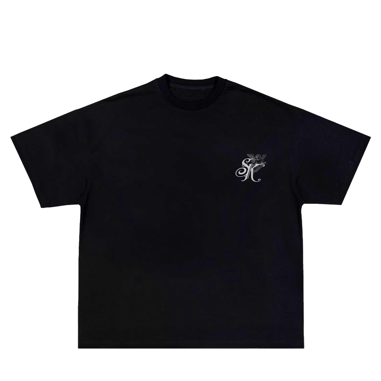 Saint Kaizen Christian gym wear shirt. Features the bold Birth of The Son T-Shirt - Black spiritual design. Oversize fit made from premium 220gr cotton.