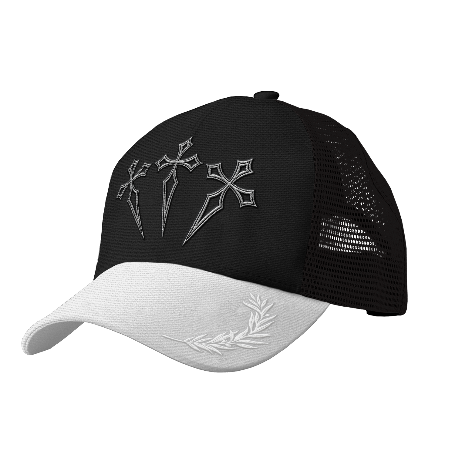 Redeemer Cap - White Black