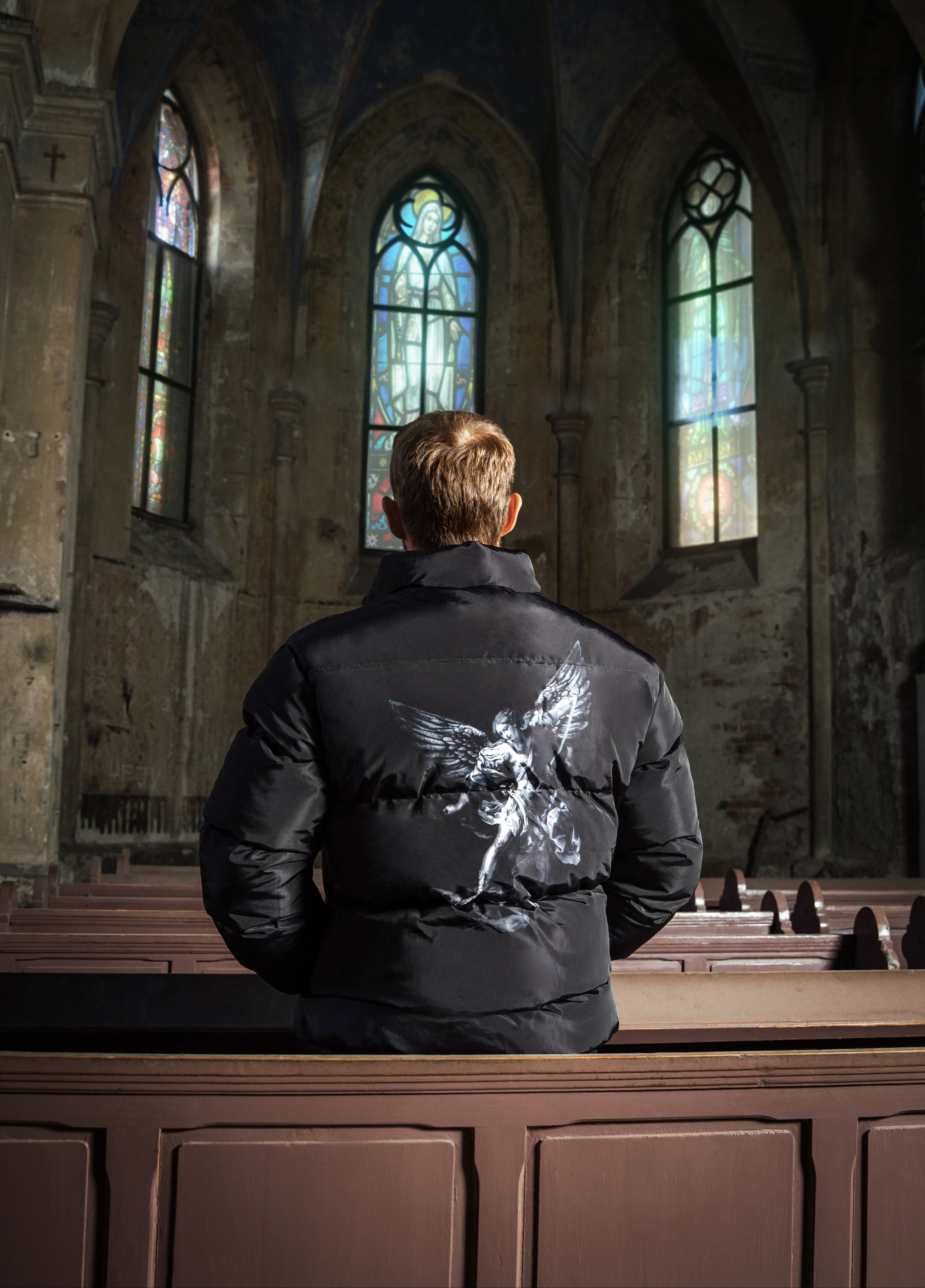 Archangel Michael Puffer Jacket