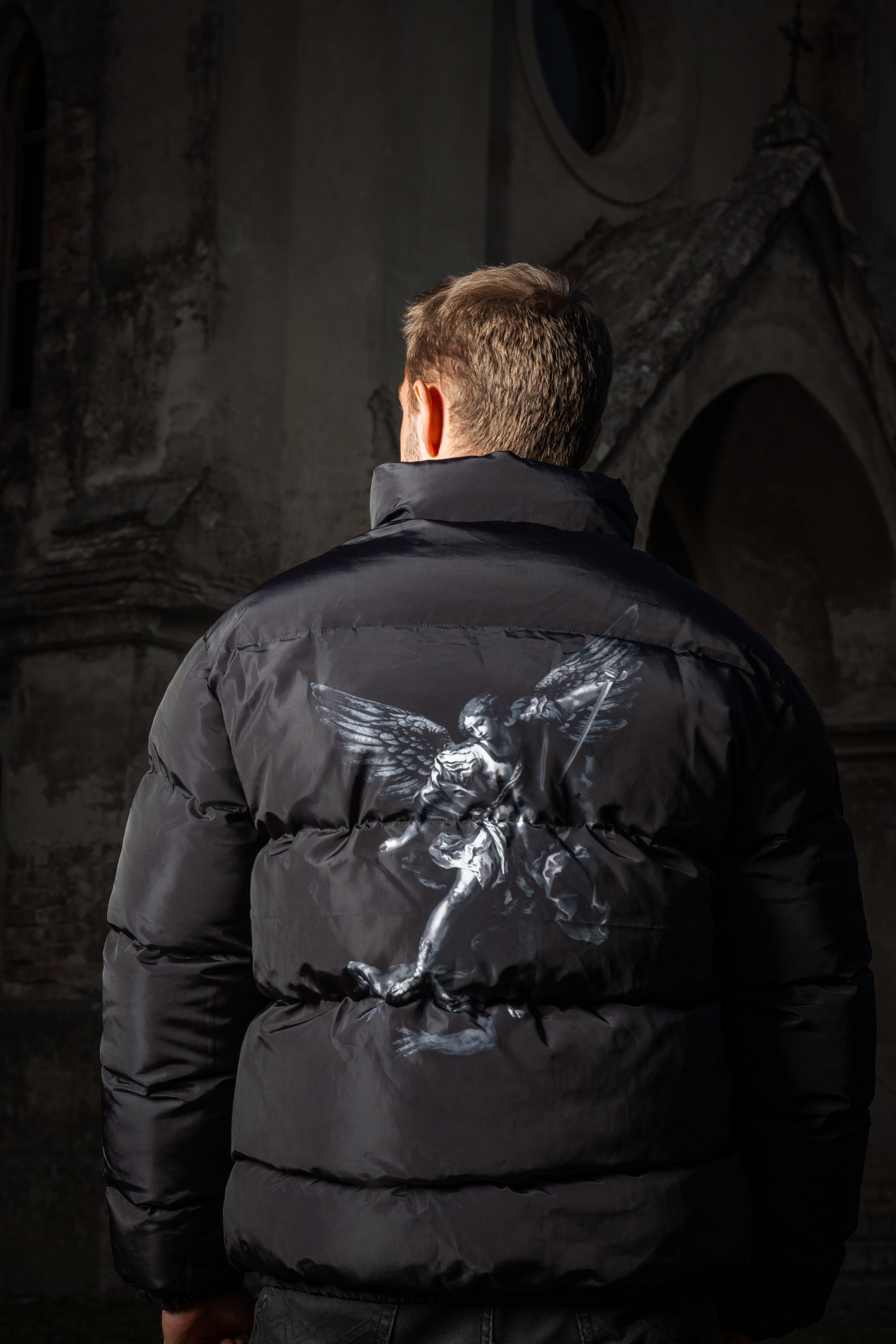 Archangel Michael Puffer Jacket