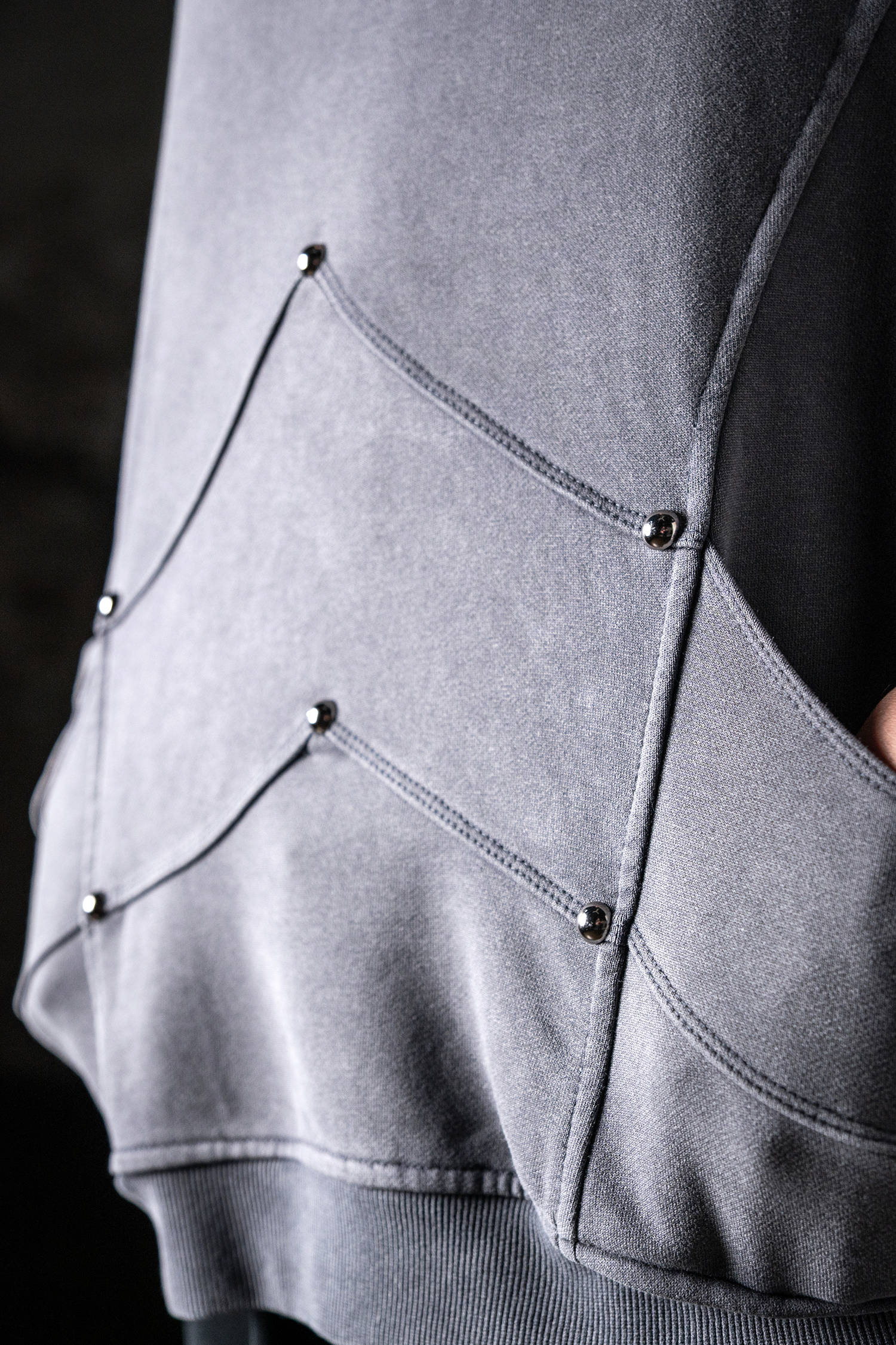 Crusader Armor Hoodie - Gray