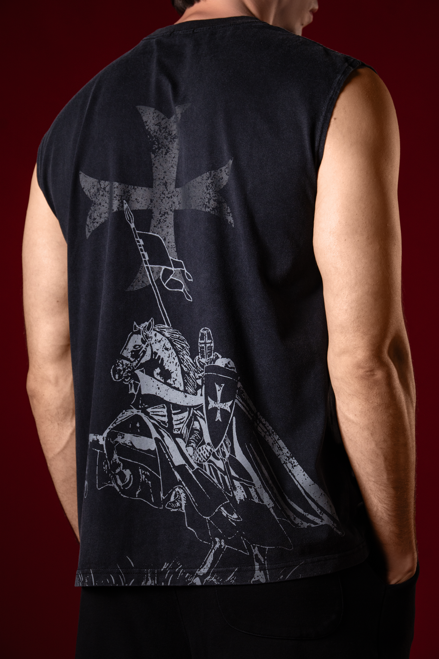 Vengeance Belongs to God Cut Off Tee