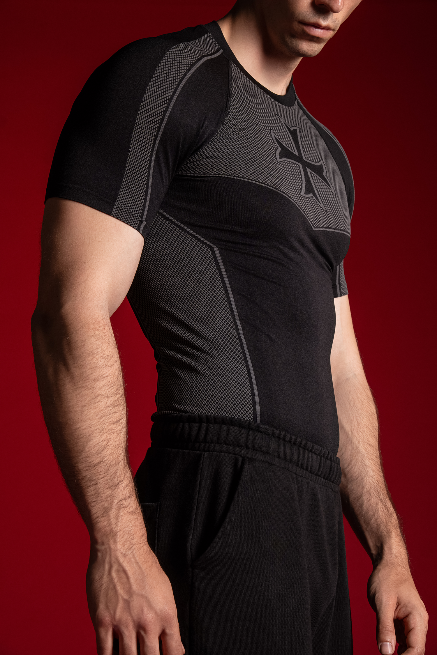Crusader Cross Compression Tee