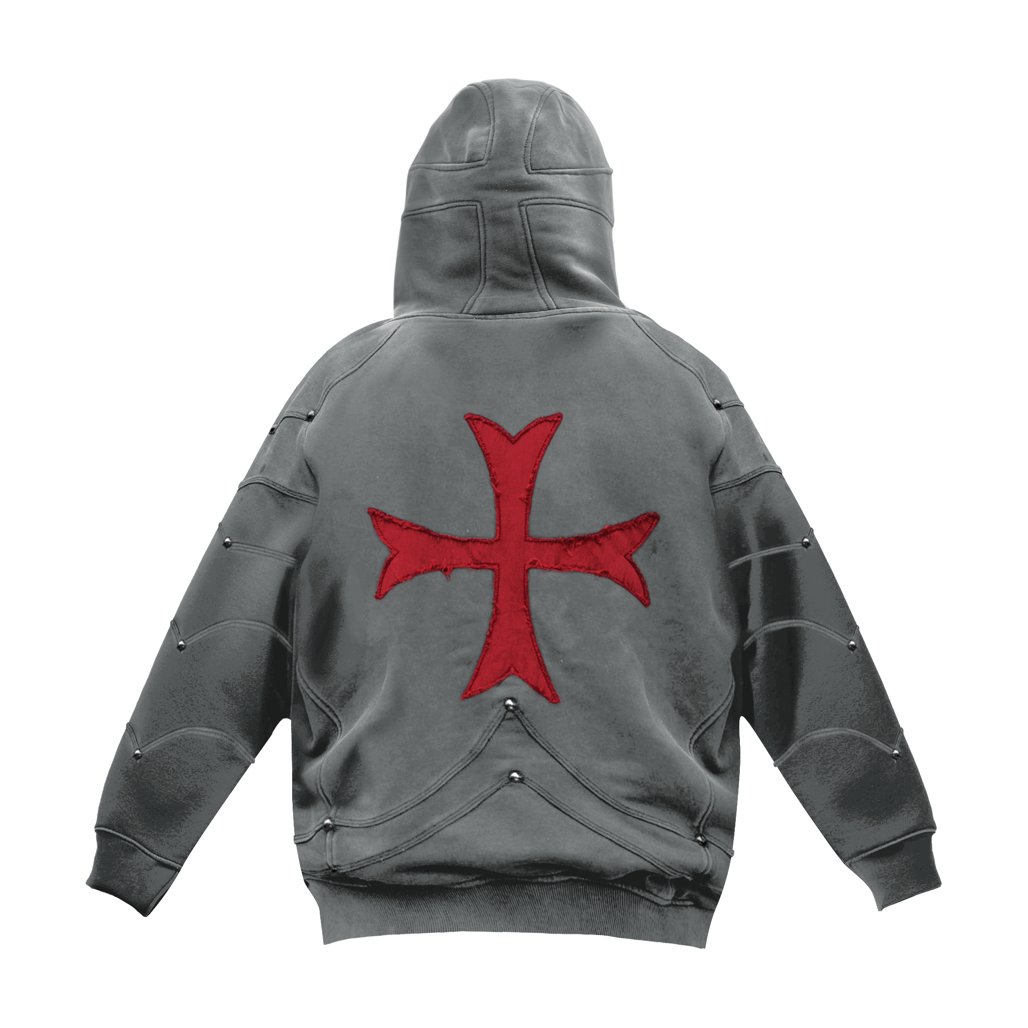 Crusader Armor Hoodie - Gray