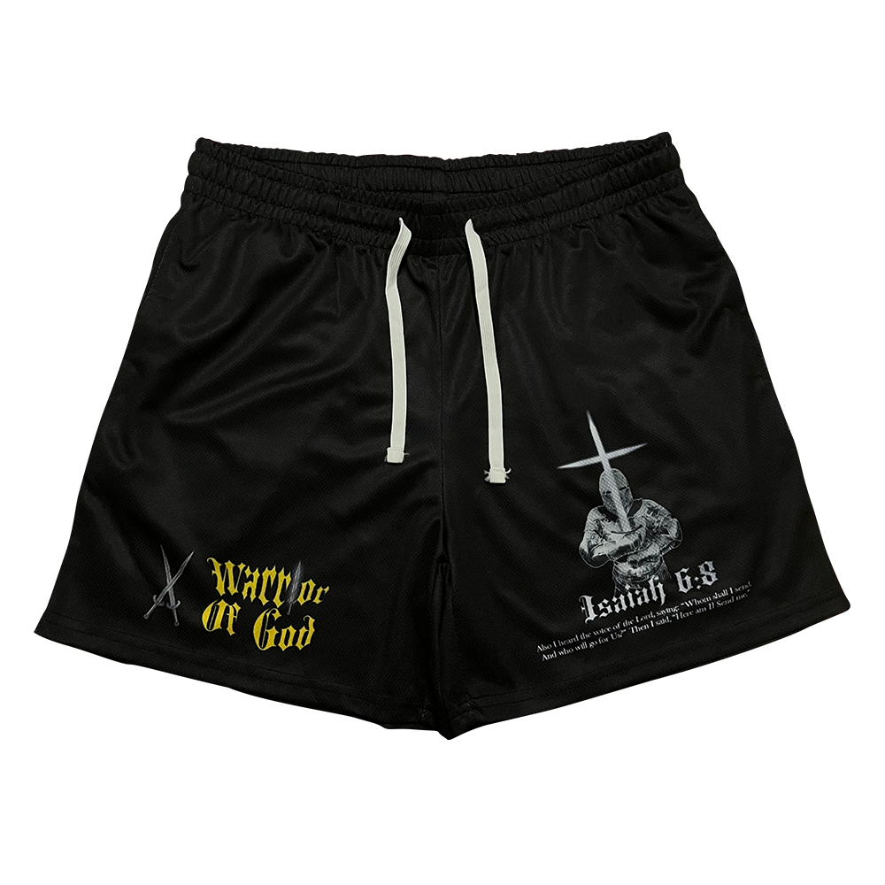 Crusader Mesh Shorts - Black