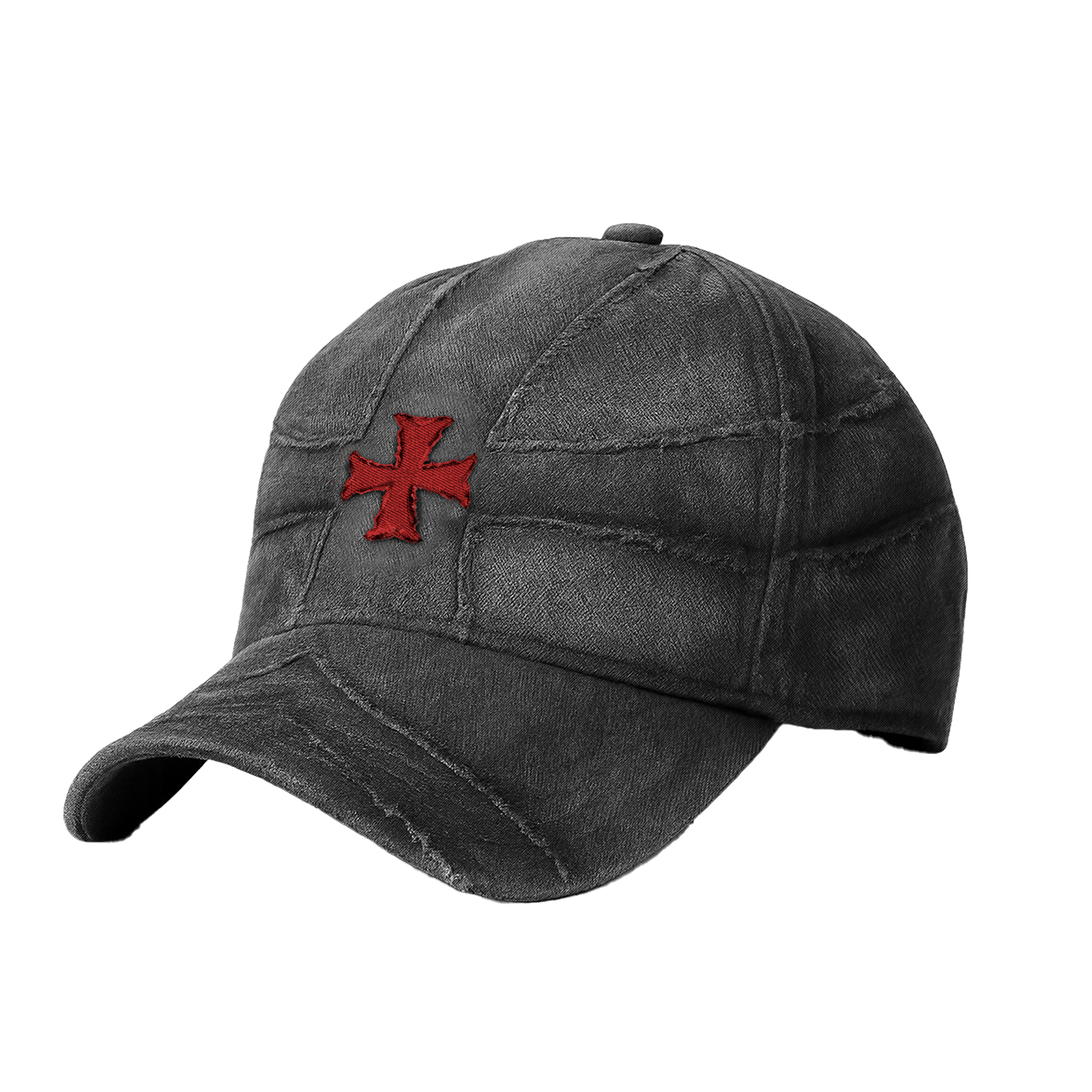 Saint Kaizen premium Christian gym wear Crusader Armor Cap. Features bold spiritual Artwork, A comfortable cap designed for both the gym and casual wear.