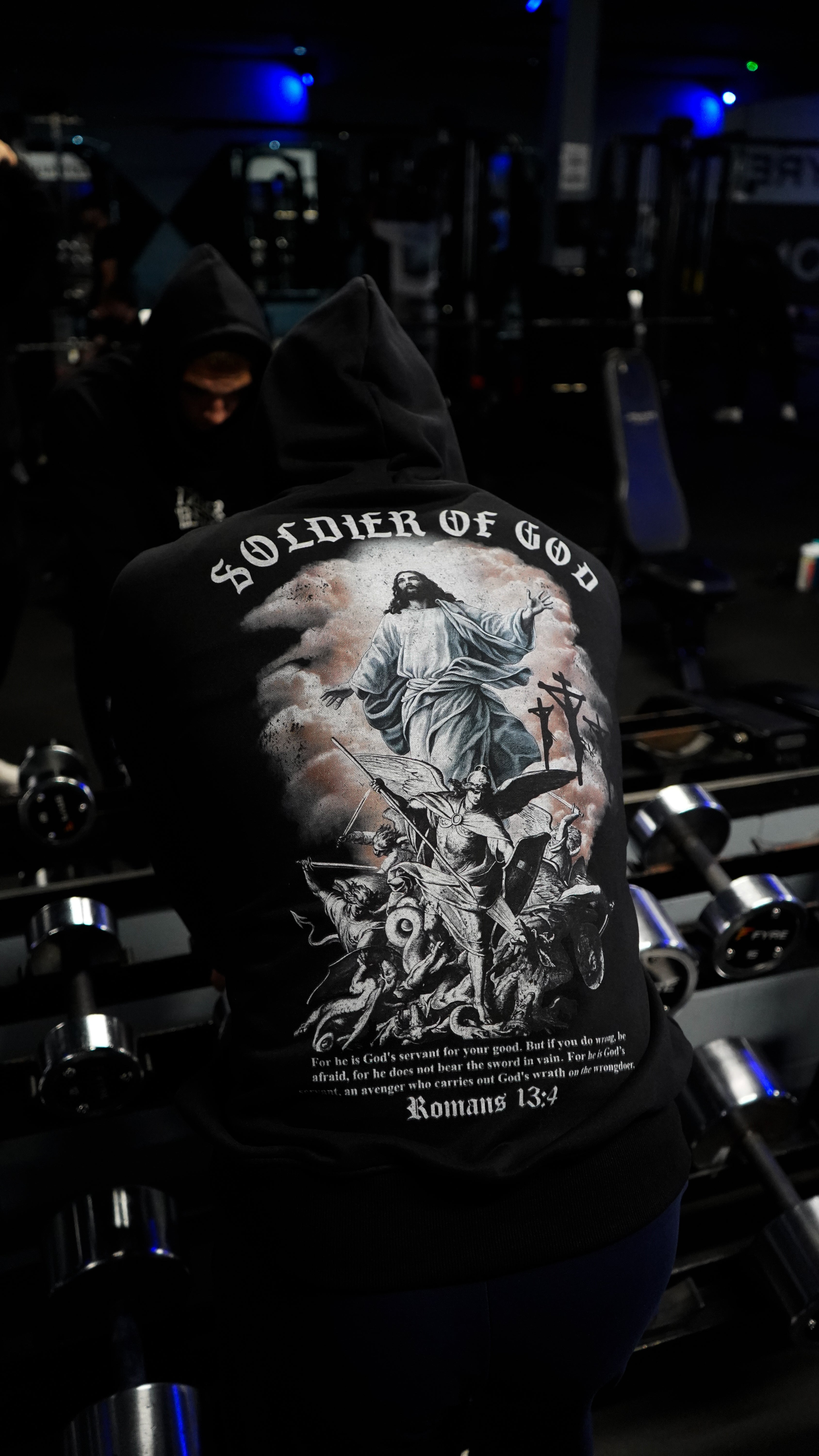 Soldier of God Hoodie Black