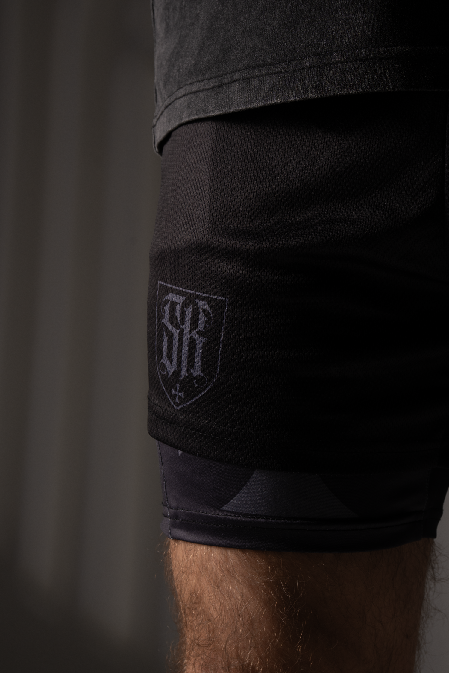 Crusader Cross Performance Shorts - Black