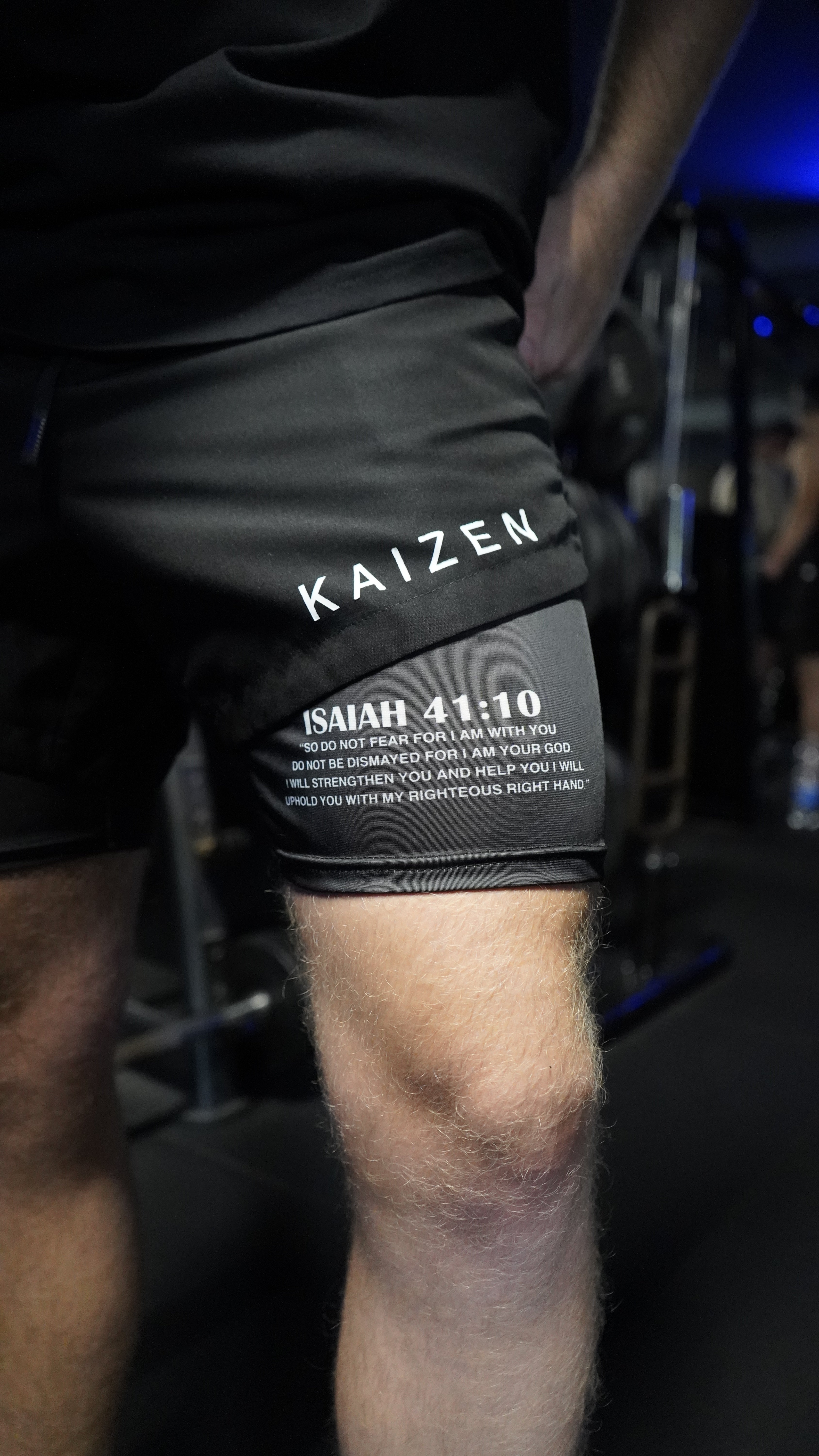 Isaiah 41:10 Performance Shorts - Black