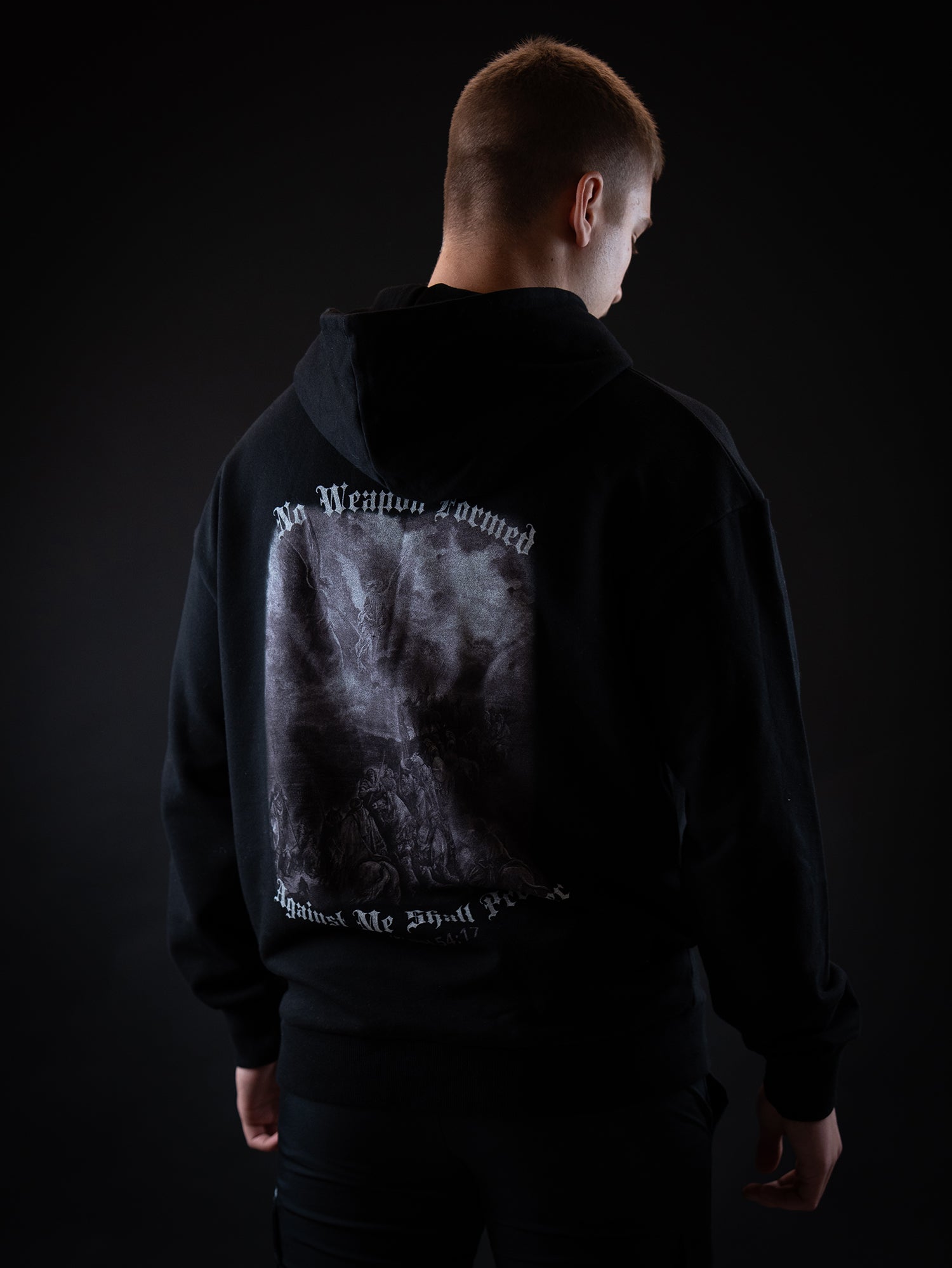 Isaiah 54:17 Hoodie - Black