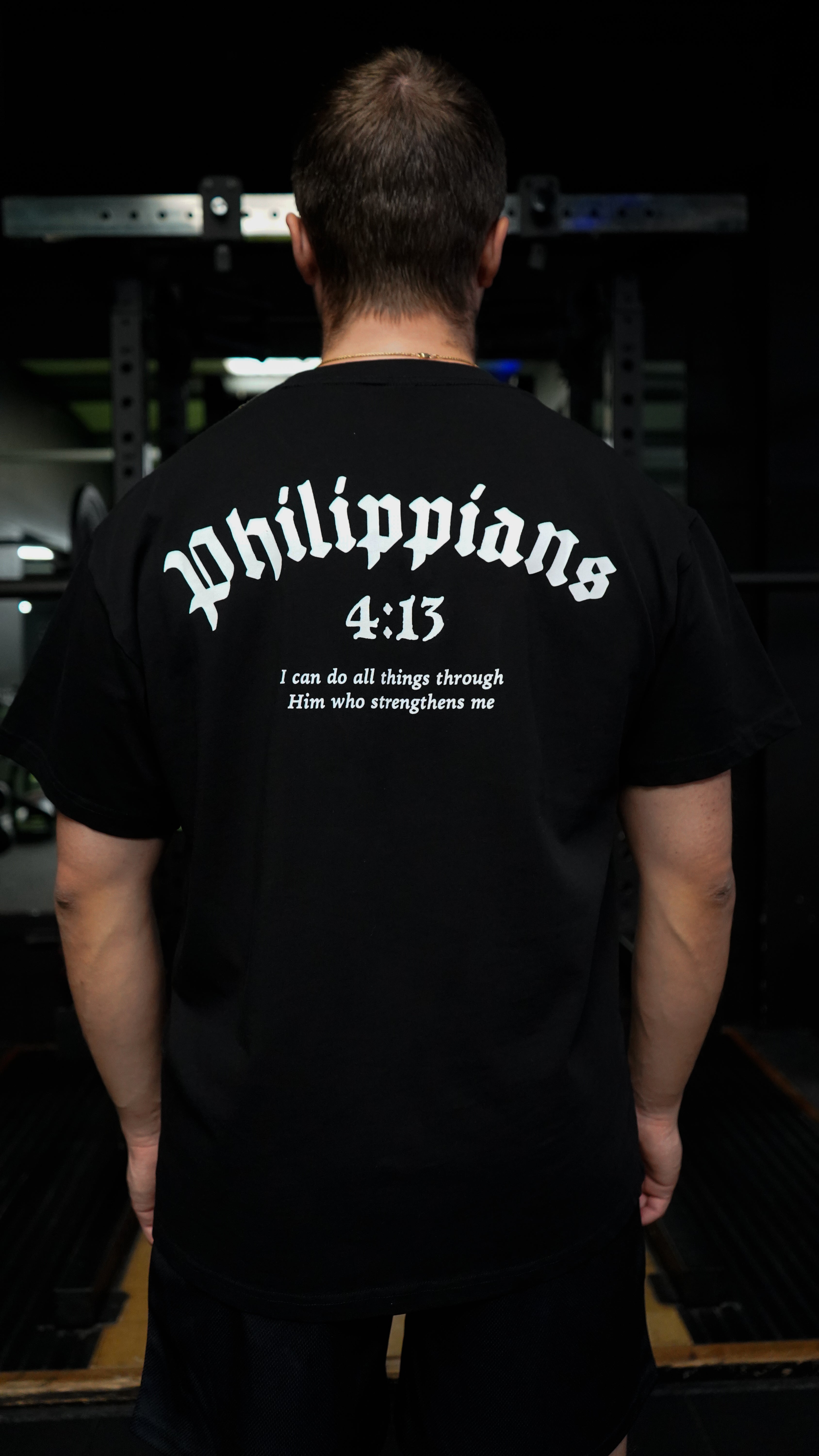 Christian-themed pump cover from Gym Wear, made from 100% premium cotton with a screen print design, providing an ultra-soft feel for stylish and comfortable workouts.