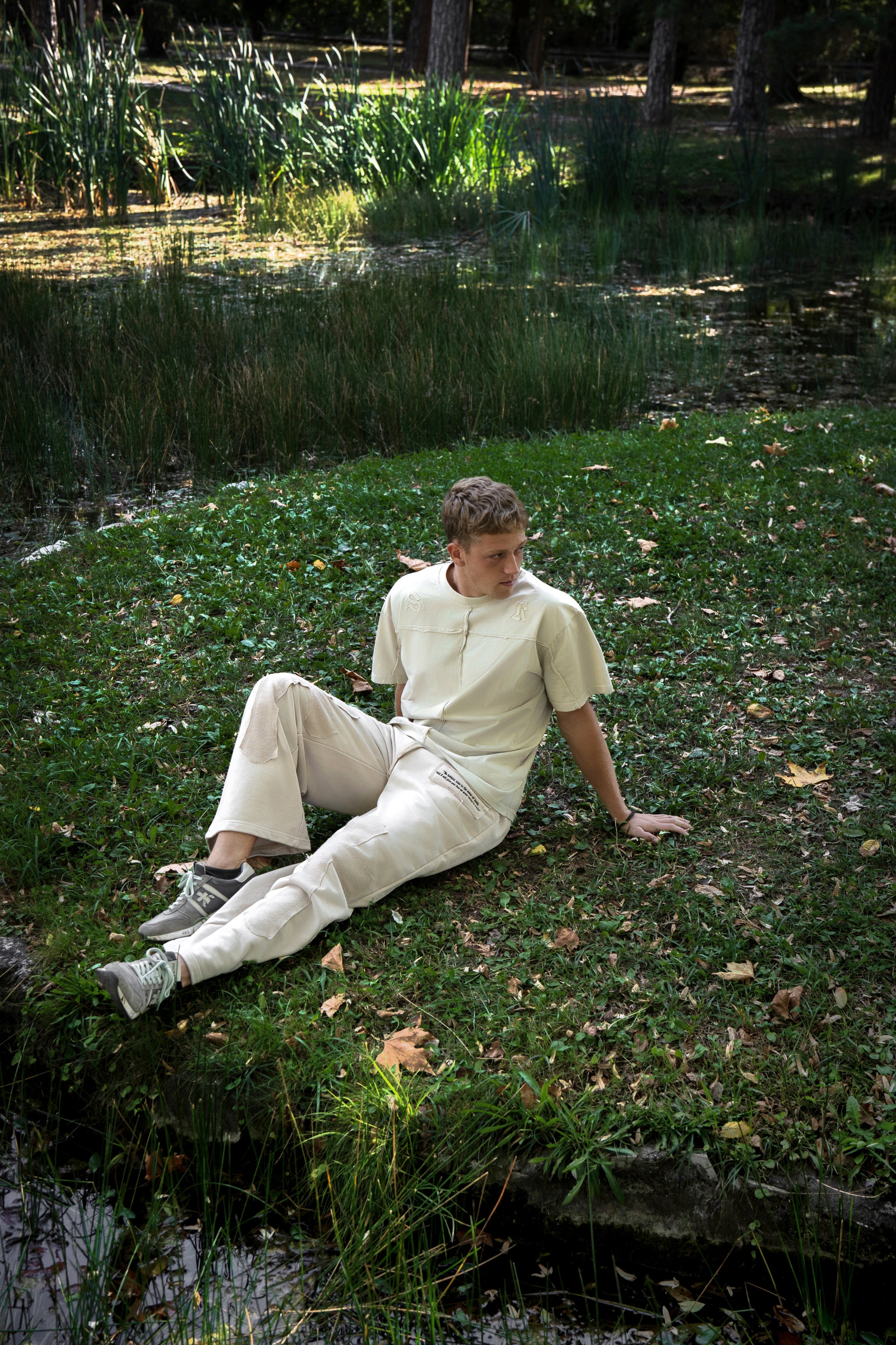 Saint Kaizen essential Christian gym wear Faithful Joggers. Spiritual Designs with premium cotton blend and soft terry fleece lining.